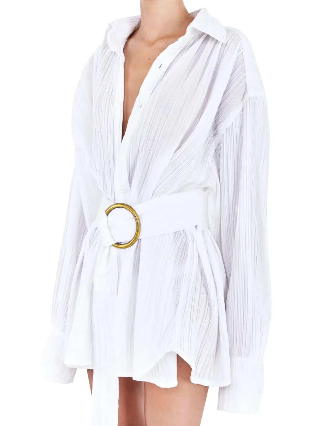 Bamba Titan Shirt Dress Canvas Size XS/S AU 6/8 for rent on The Volte - main image