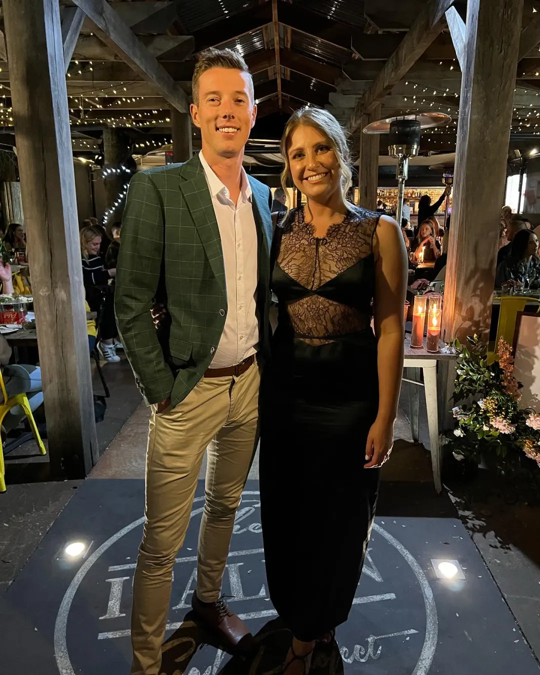 Ginia Amour Midi Dress Black Size 12 for rent on The Volte - main image