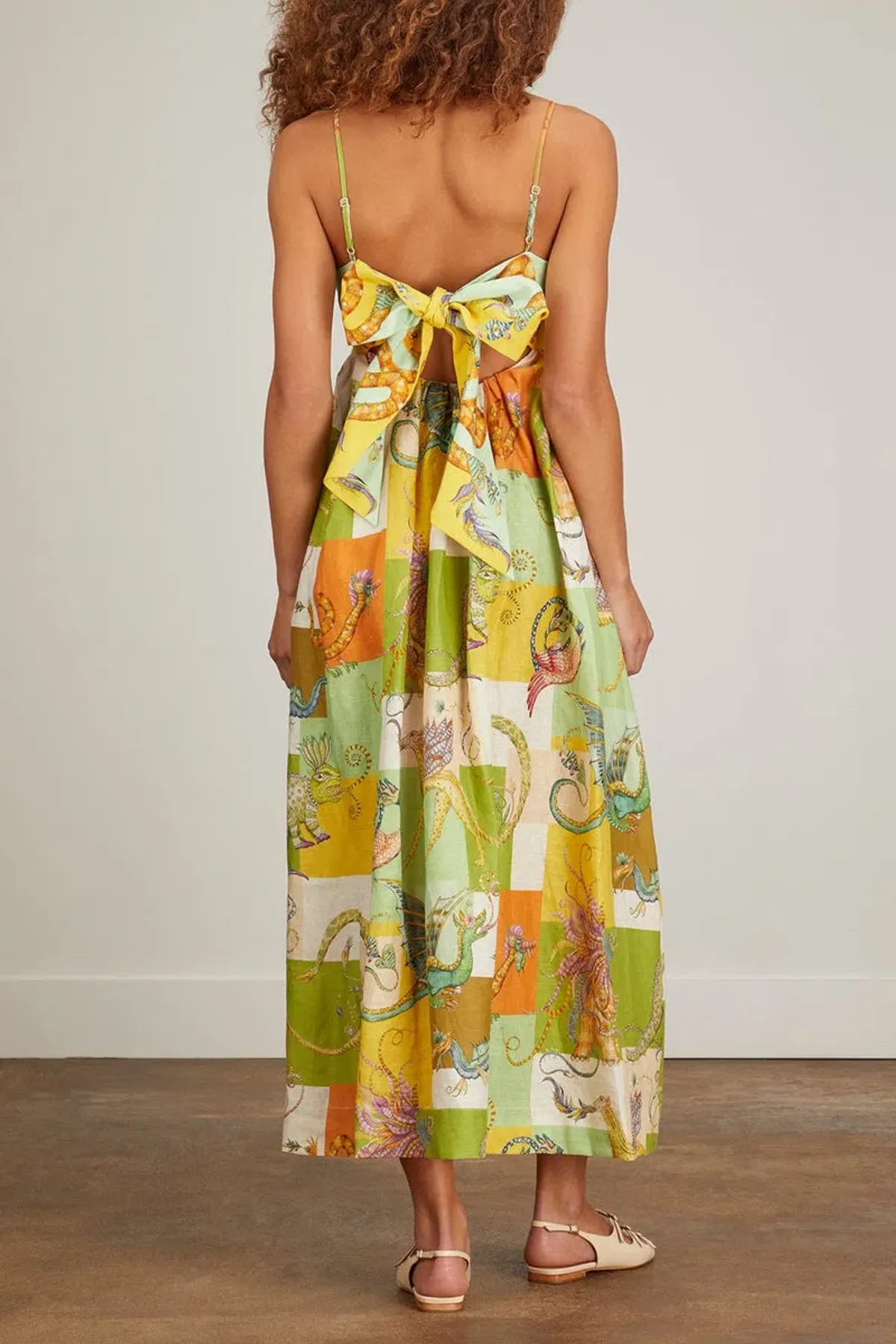 Alemais Jerome Midi Dress Multi Size 12 - Image 2