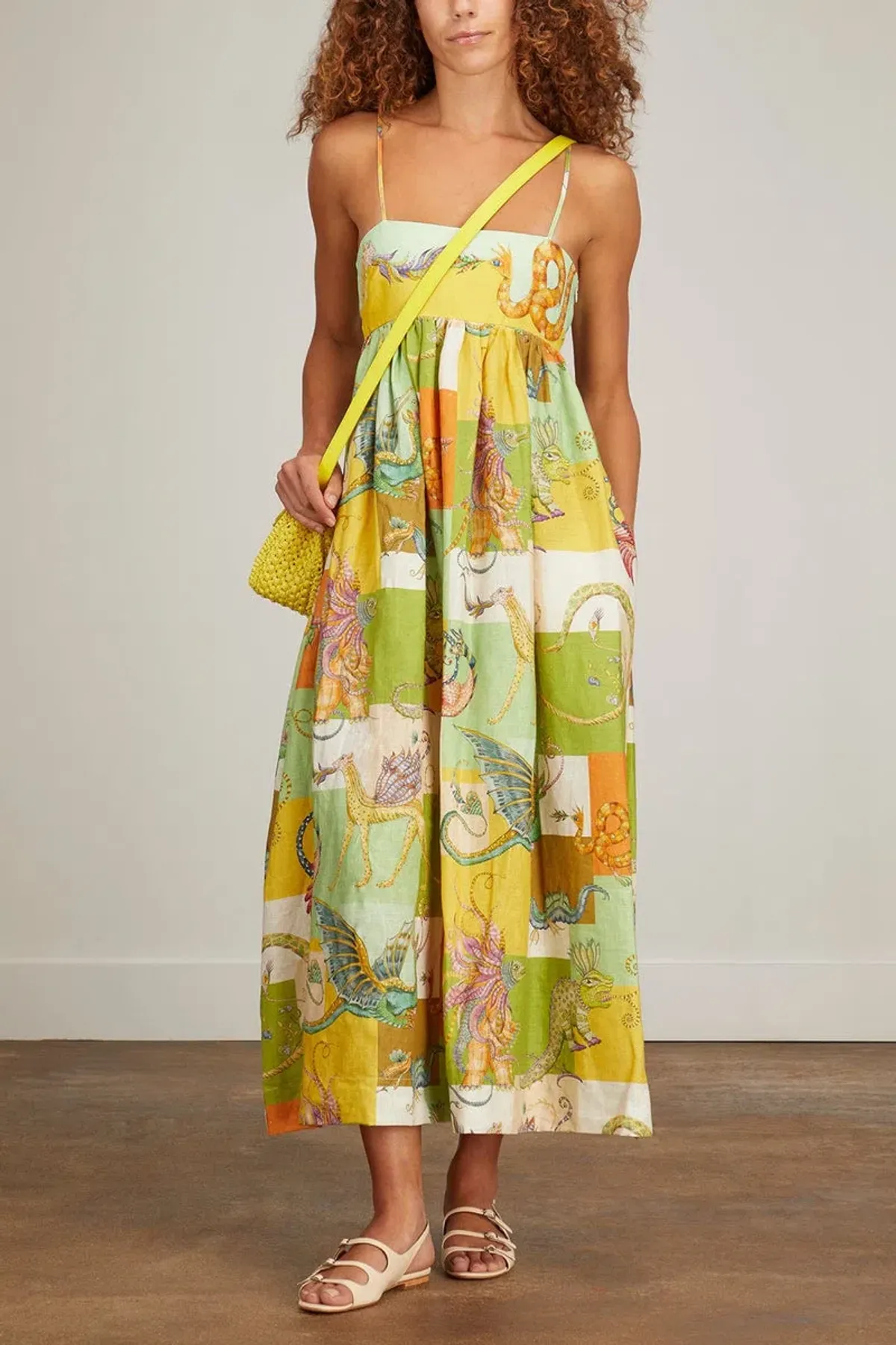 Alemais Jerome Midi Dress Multi Size 12 - Image 1