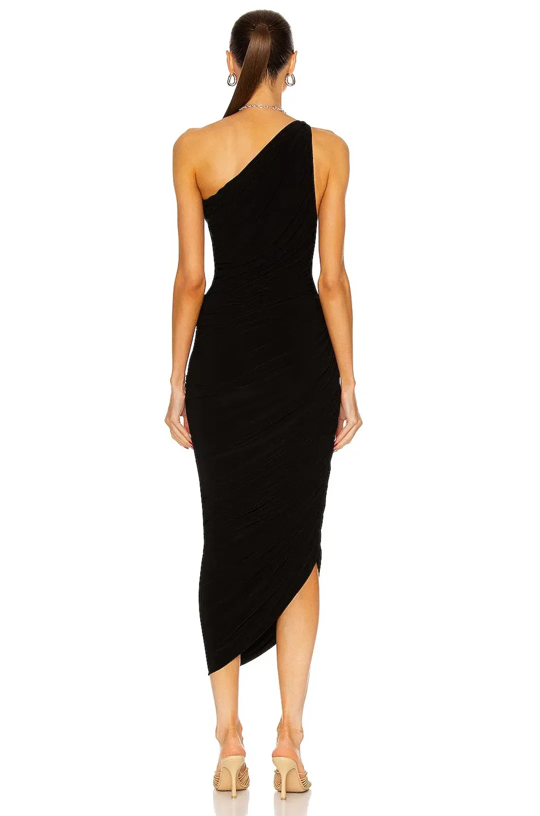 Norma Kamali Diana Gown in Black Size XL / AU 14 for rent on The Volte - main image