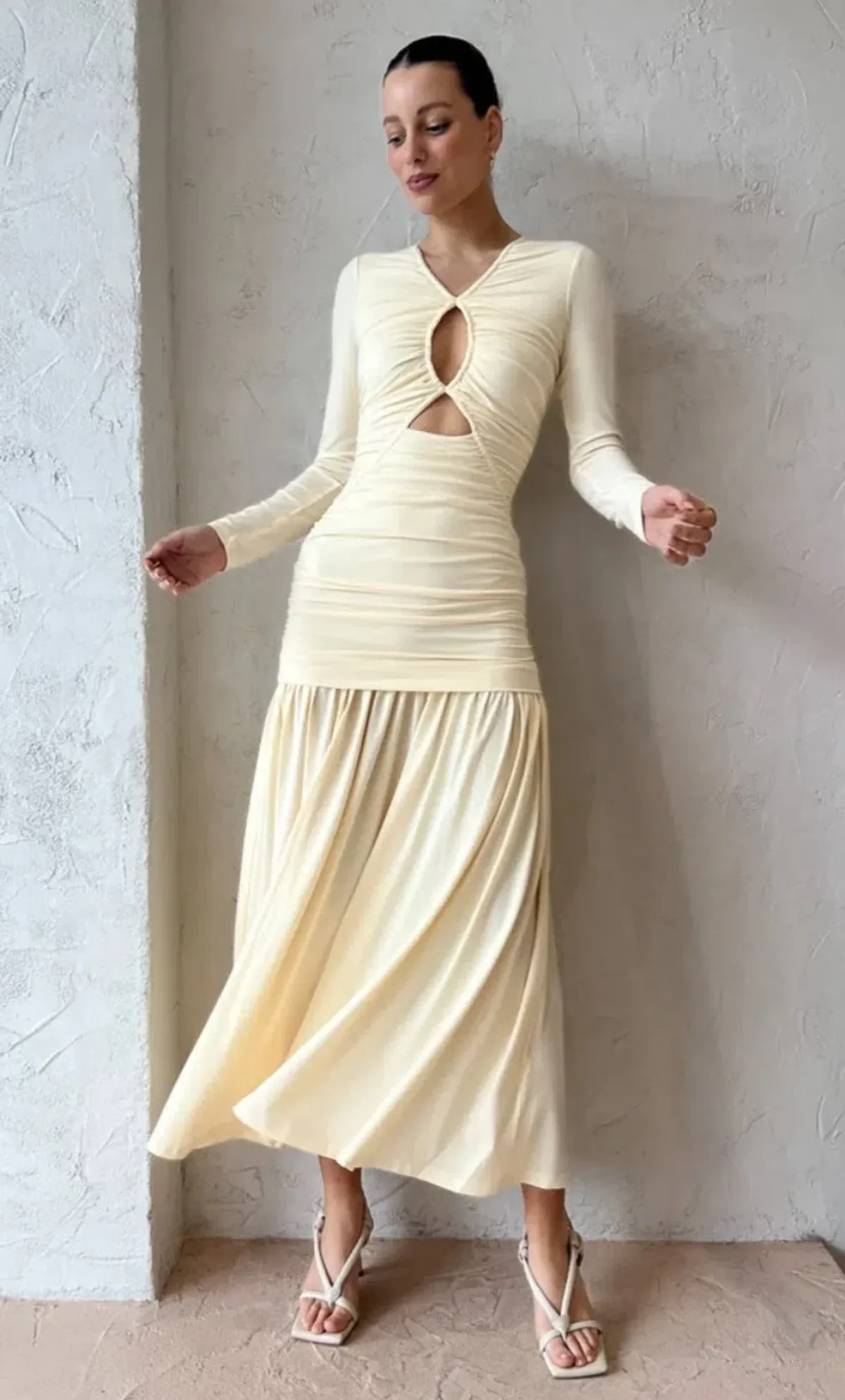 Significant Other Avah Maxi Dress in Buttermilk Size 10 - Image 2