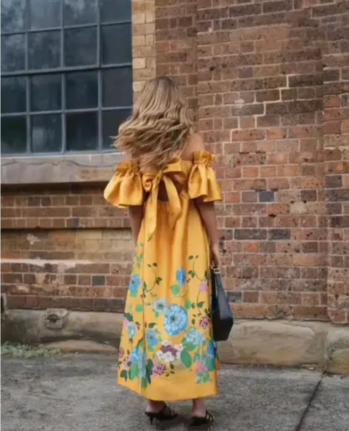 Alemais Dana Midi Dress Marigold Size 10 - Image 3