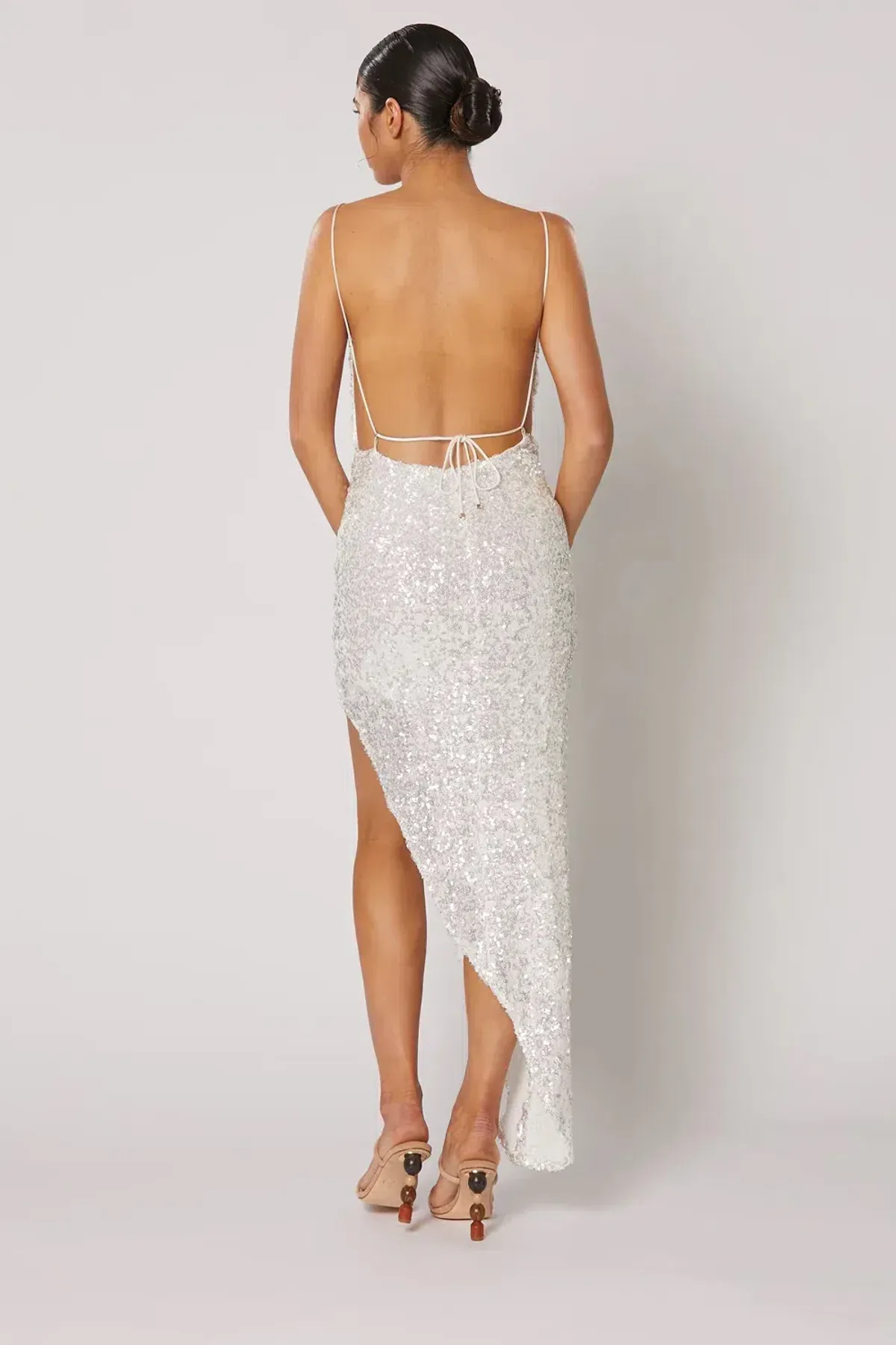 Winona Asha Asymmetrical Dress Size Xs Or/Au 6 - Image 4