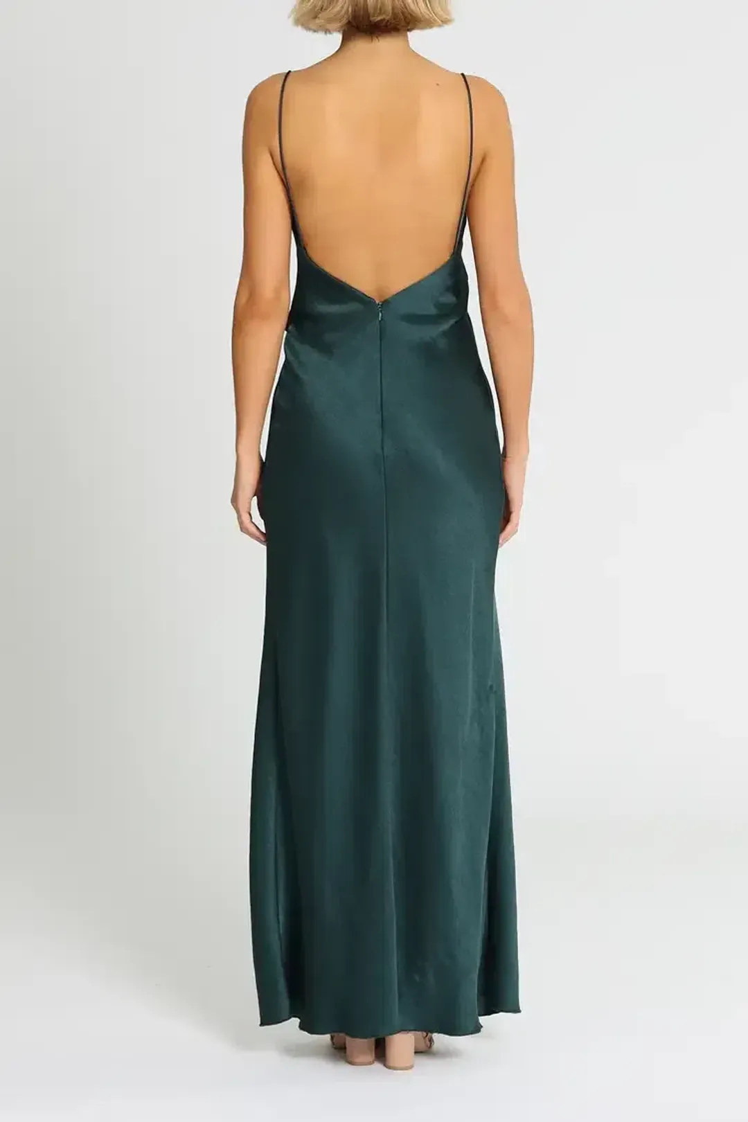 Camilla and Marc Bowery Slip Dress Fitzgerald Green Size 12 for rent on The Volte - main image