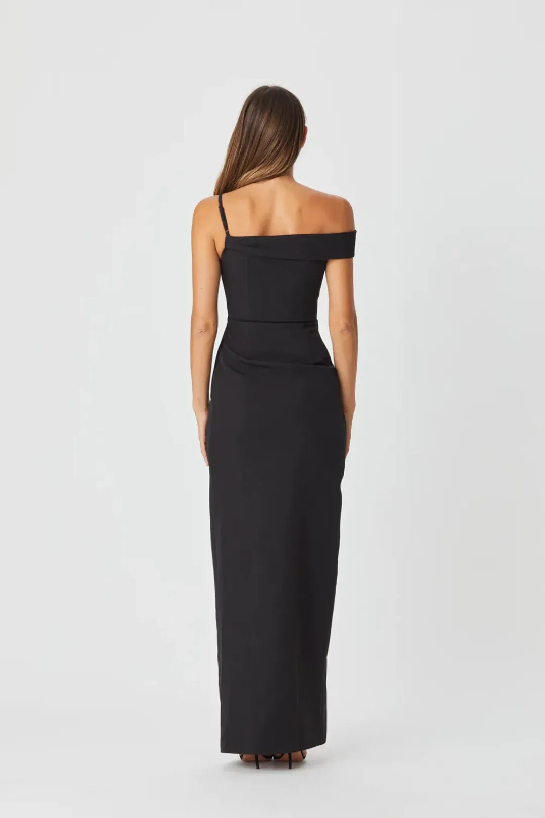 Bianca & Bridgett Athena Dress Black Size 12  for rent on The Volte - main image