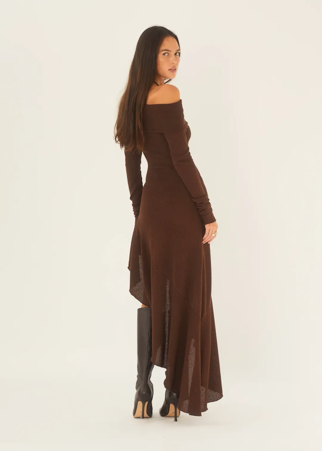 Arcina Ori Bella Dress Brown Size AU 6 for rent on The Volte - main image