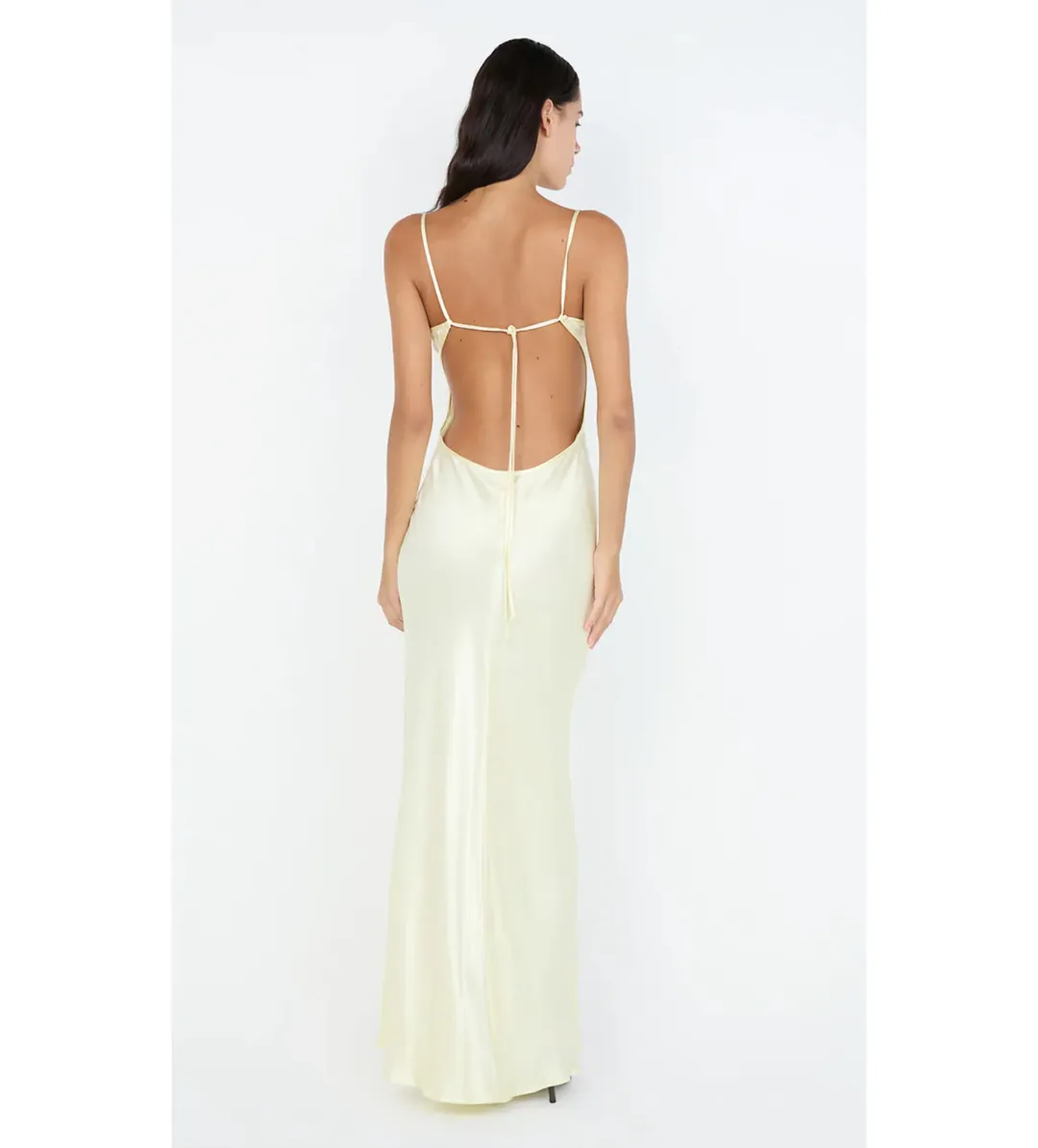 Bec & Bridge Cedar City Maxi dress in Ice Yellow Size AU 6 for rent on The Volte - main image