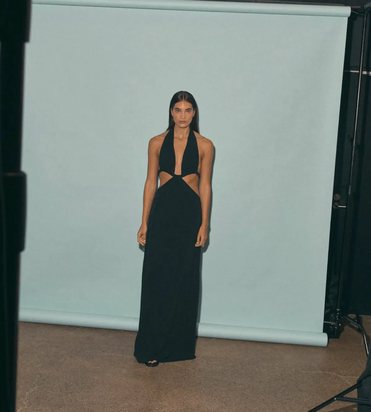 One Mile the Label Jeska Maxi Dress Black Size AU 10 - Image 4