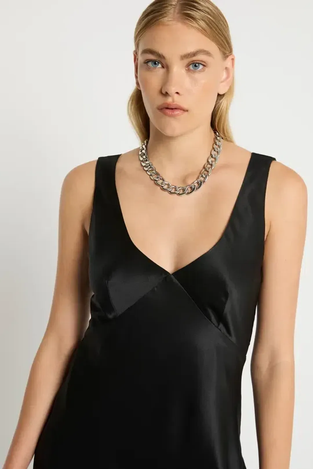 Sass & Bide Escaped Love Silk Dress Black Size AU 10 for rent on The Volte - main image