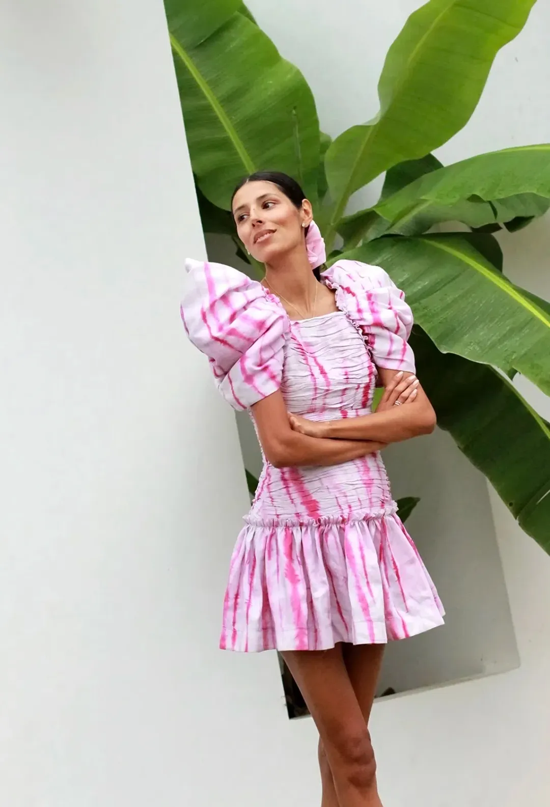 Aje Introspect Butterfly Mini Pink Size AU 8 for rent on The Volte - main image