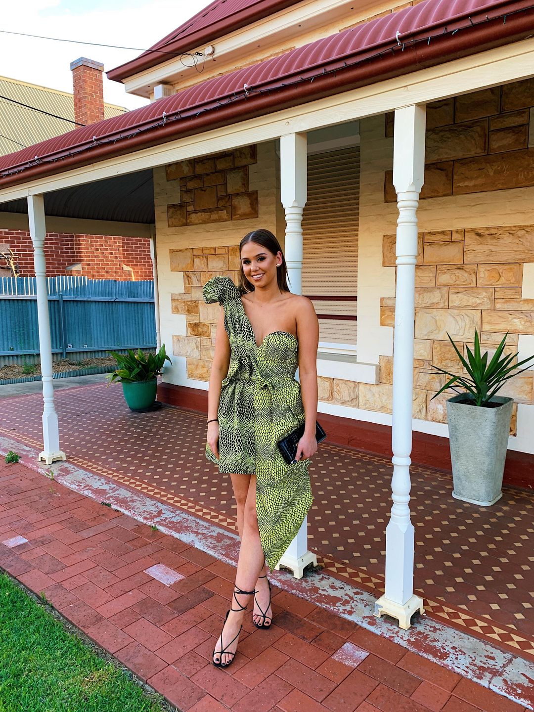 Eliya the Label Imperial Mini Dress Print Size 10 for rent on The Volte - main image