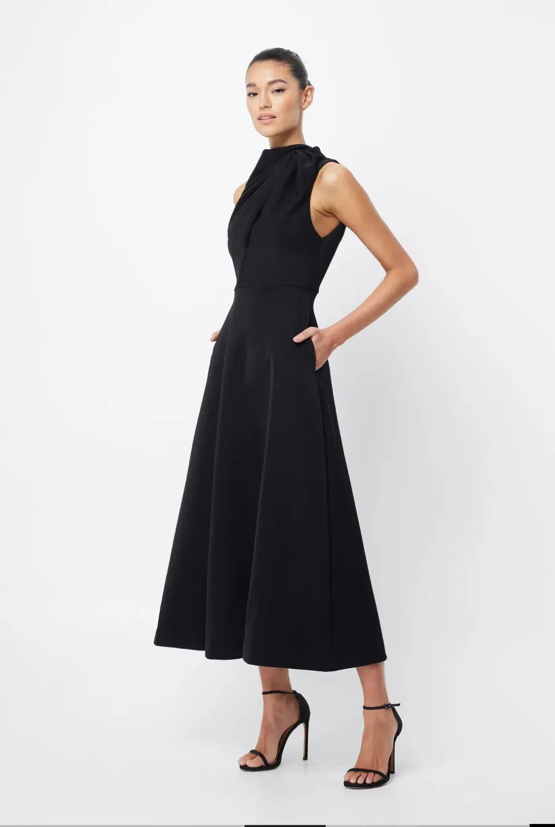 Mossman Cosmic Maxi Dress Black Size 10 for rent on The Volte - main image