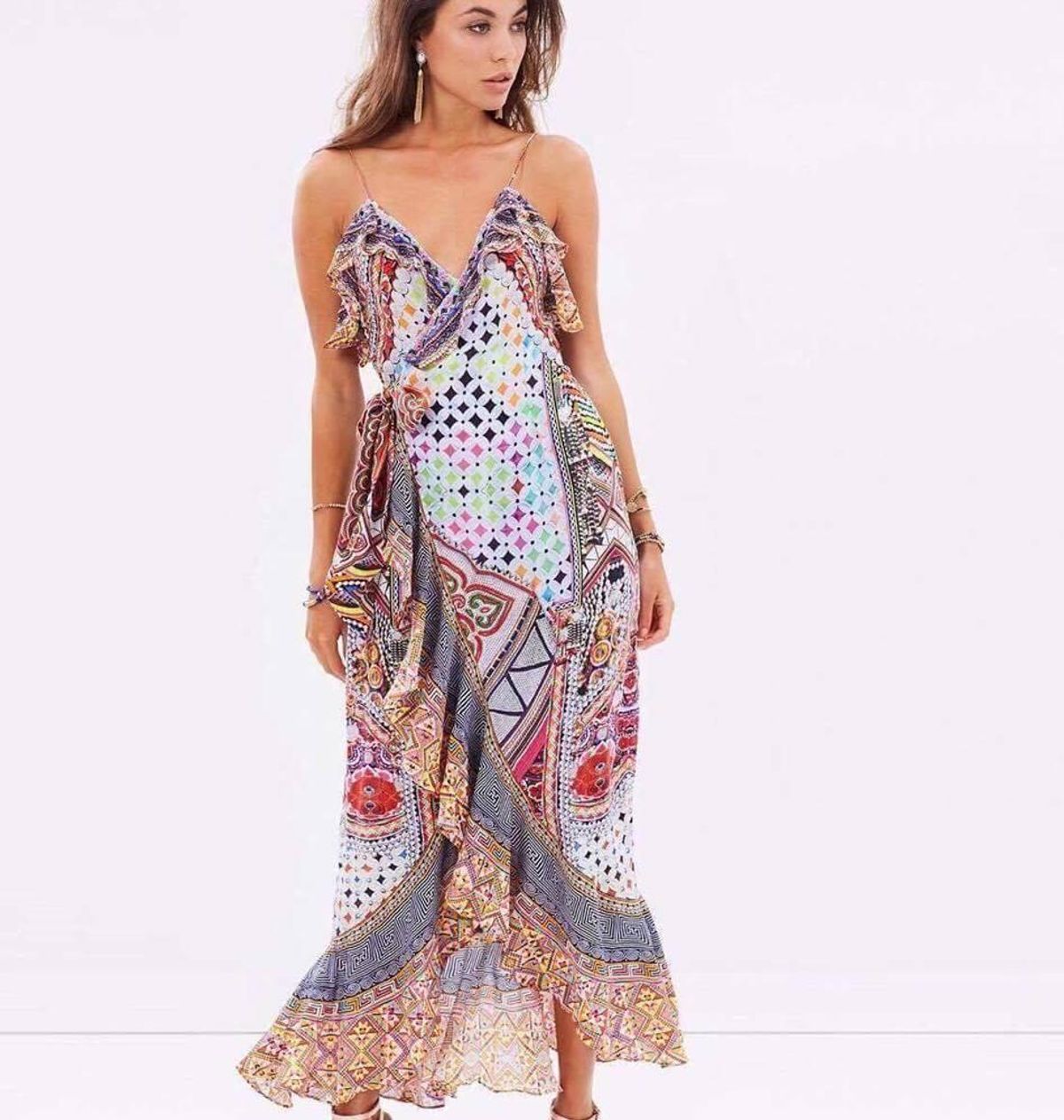 Camilla Girls Club Wrap Dress Multi One Size - Image 2