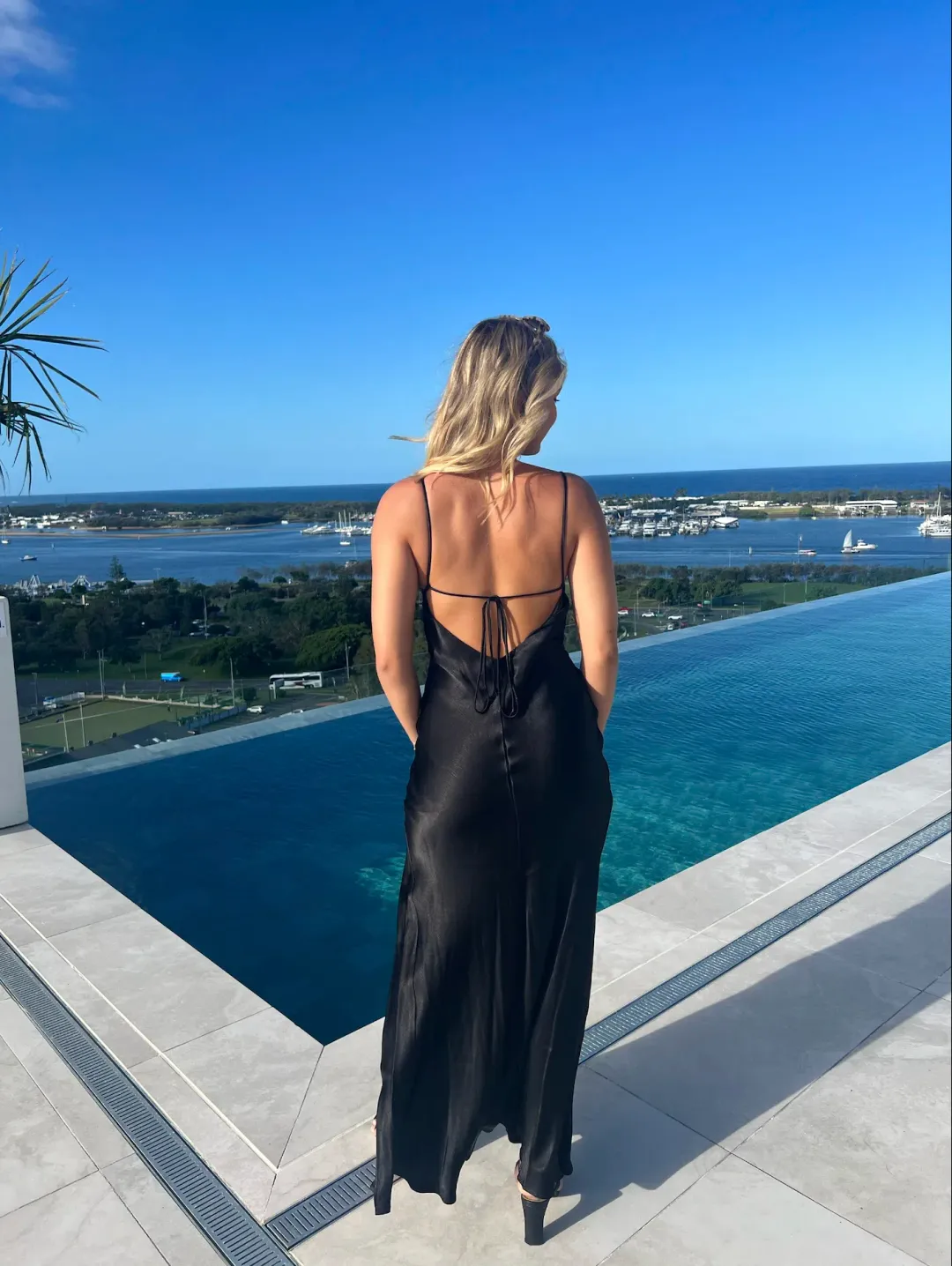 Bec & Bridge Ren Slip Maxi Dress Black Size XS / AU 6 for rent on The Volte - main image