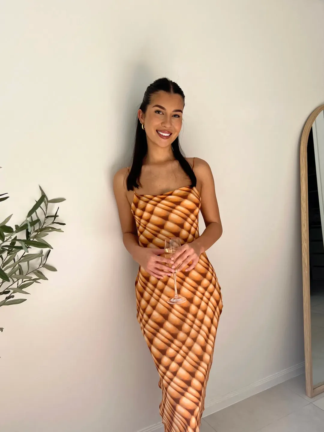 Bec & Bridge Soleil Slip Maxi Dress Print Size 8 for rent on The Volte - main image