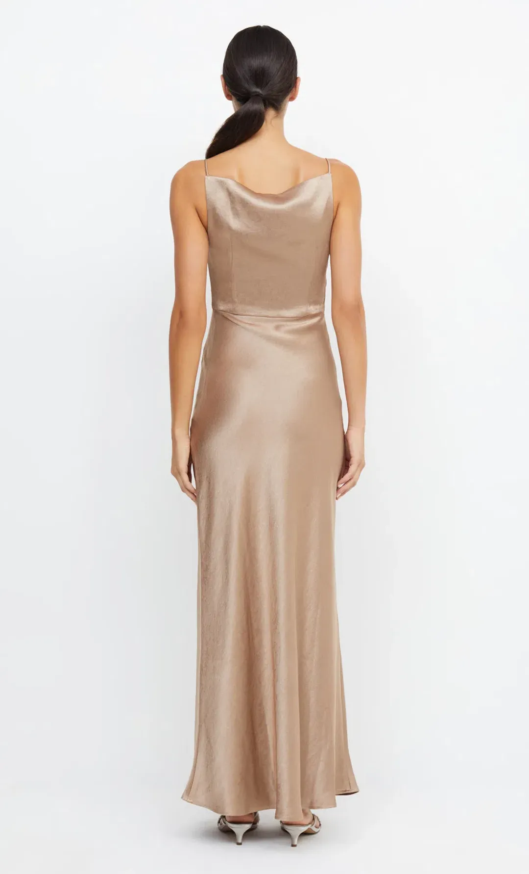 Bec & Bridge The Dreamer Maxi Dress Dark Golden Size 8 for rent on The Volte - main image