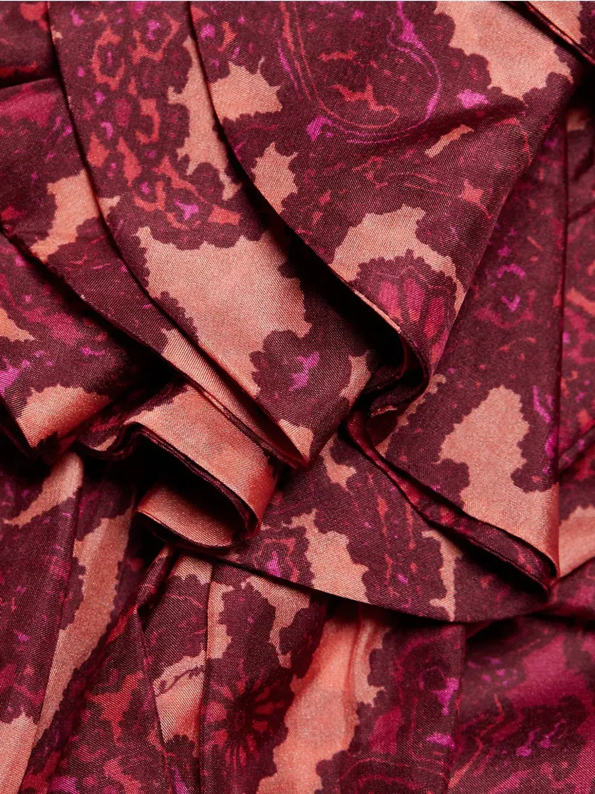 Zimmermann Tiggy Cutout Ruffled Silk Midi Dress Paisley-Print Size 1 / AU 10 - Image 11