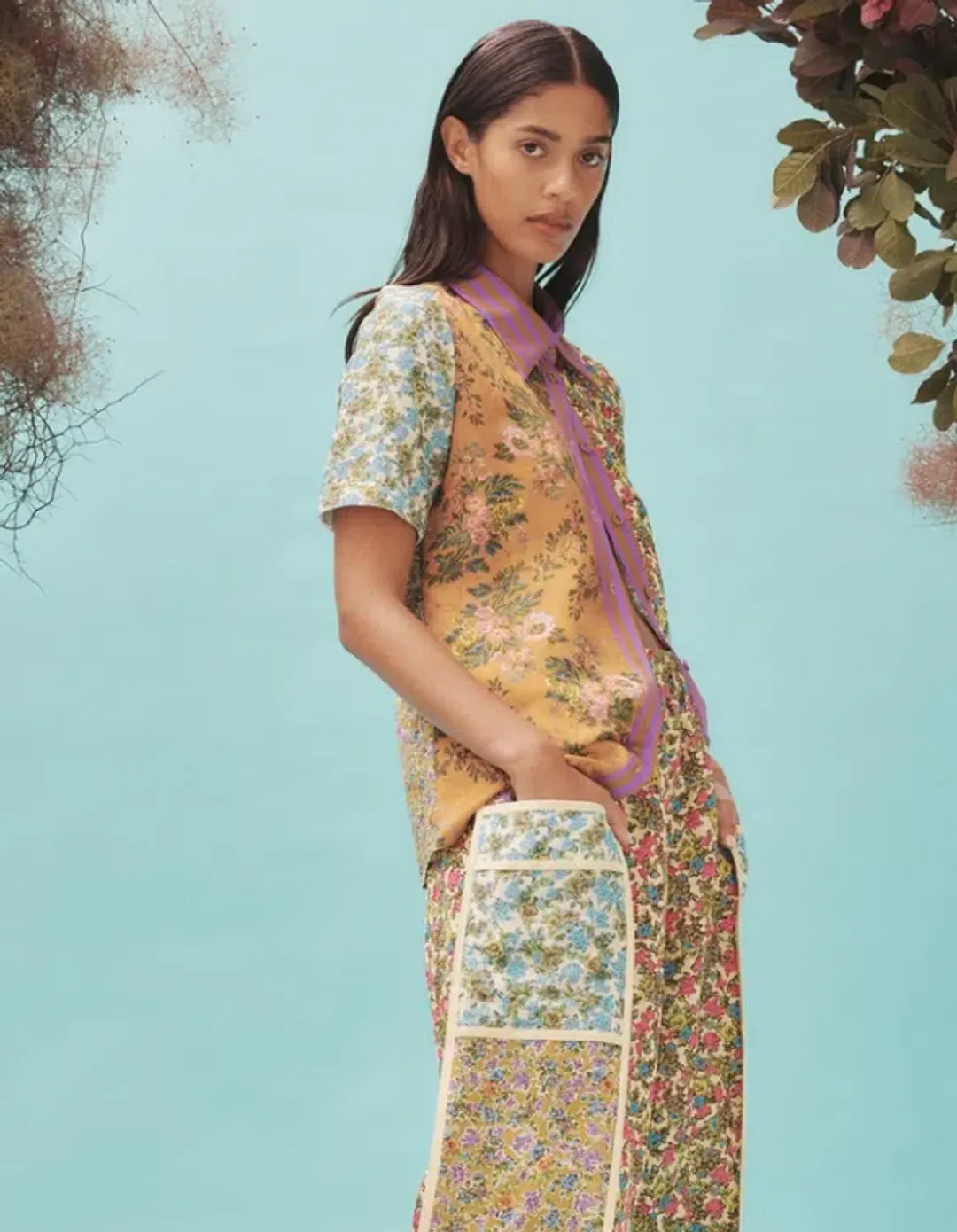  Alemais Mirabella Spliced Set Multi Size AU 12 for rent on The Volte - main image