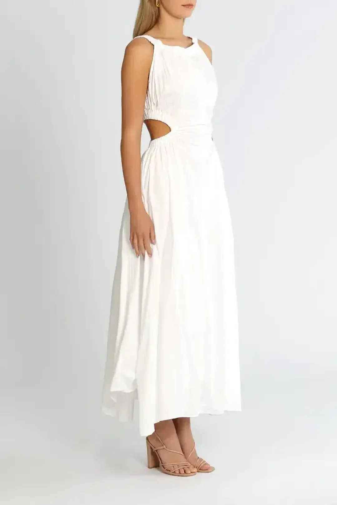 Camilla and Marc Coppola Maxi Dress White White Size AU 10 for rent on The Volte - main image
