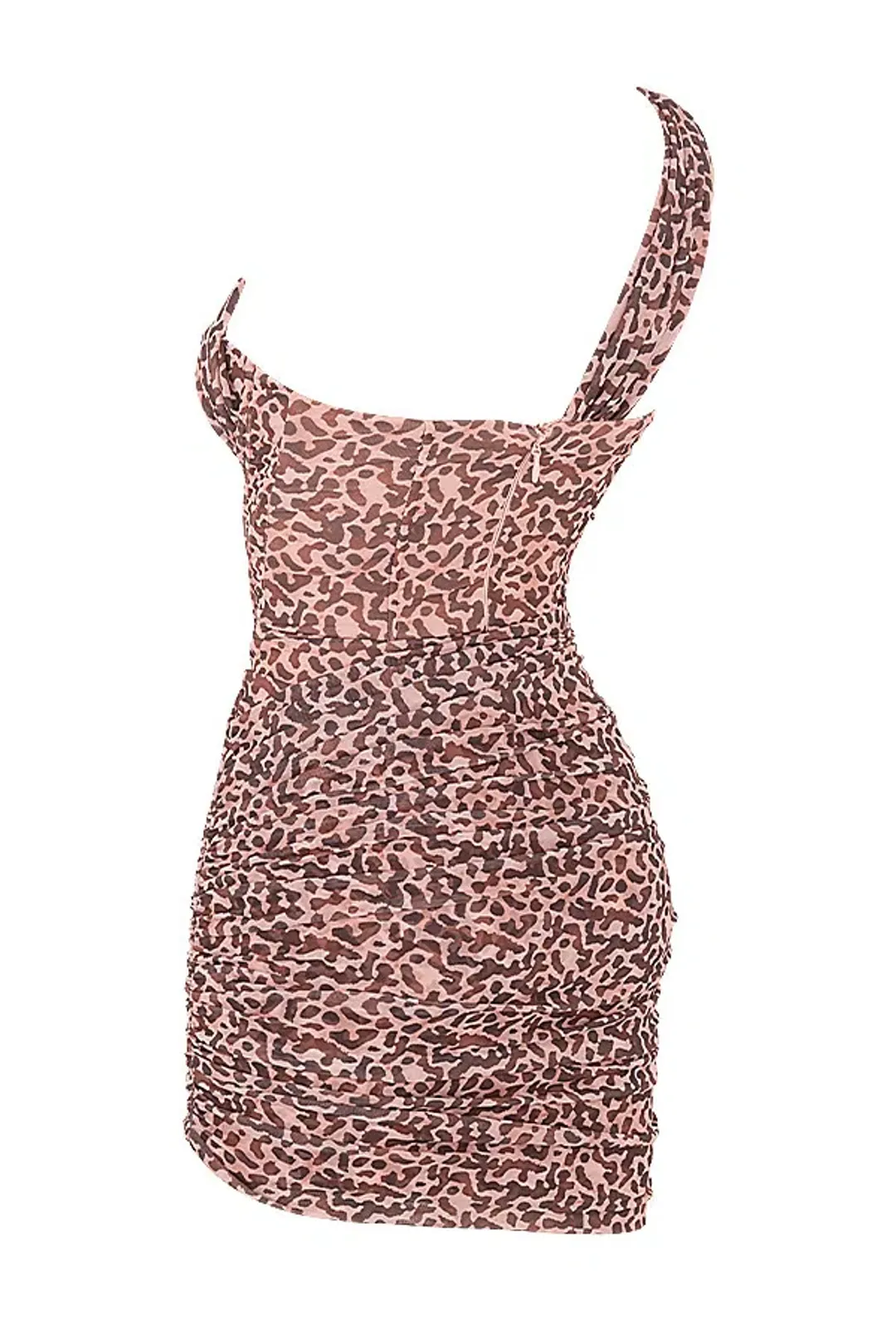 House of CB Clementine Cut Out Mini Dress Animal Print Size 8 for rent on The Volte - main image