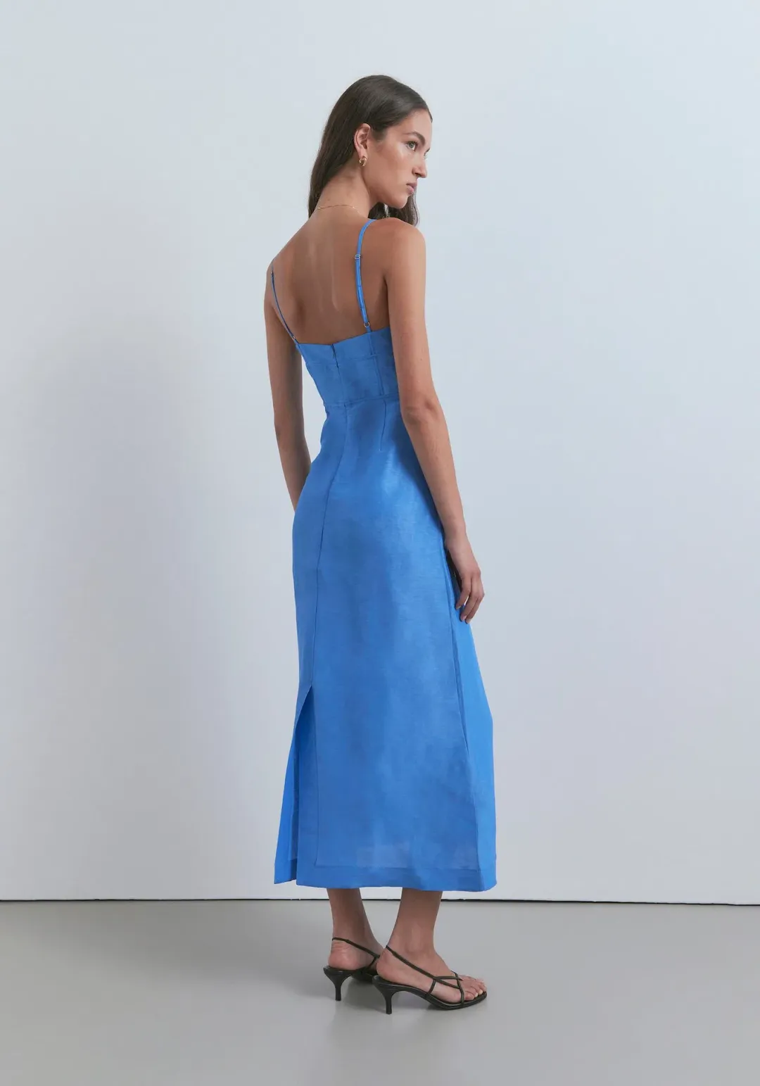 Viktoria & Woods Cornucopia Midi Dress Blue Size 14 for rent on The Volte - main image