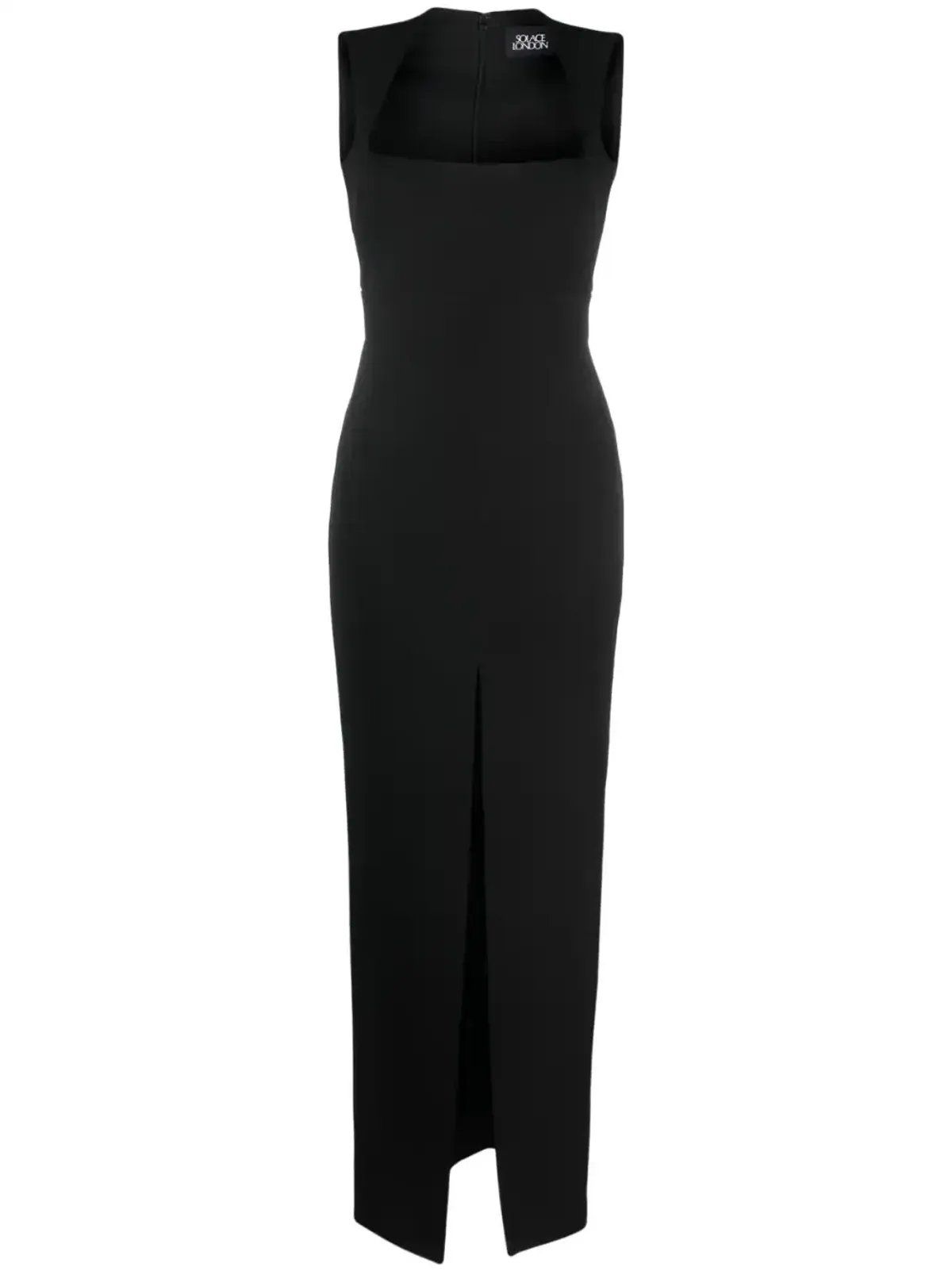 Solace London Sofia Maxi Dress in Black Size 10 - Image 4