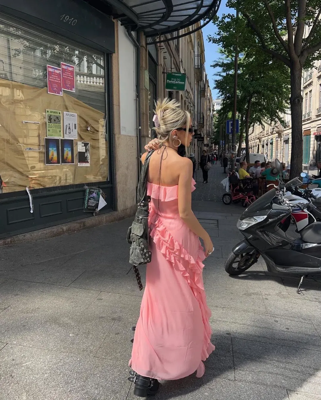 House of CB Sarina Gown Apricot Size S/Au 8  for rent on The Volte - main image