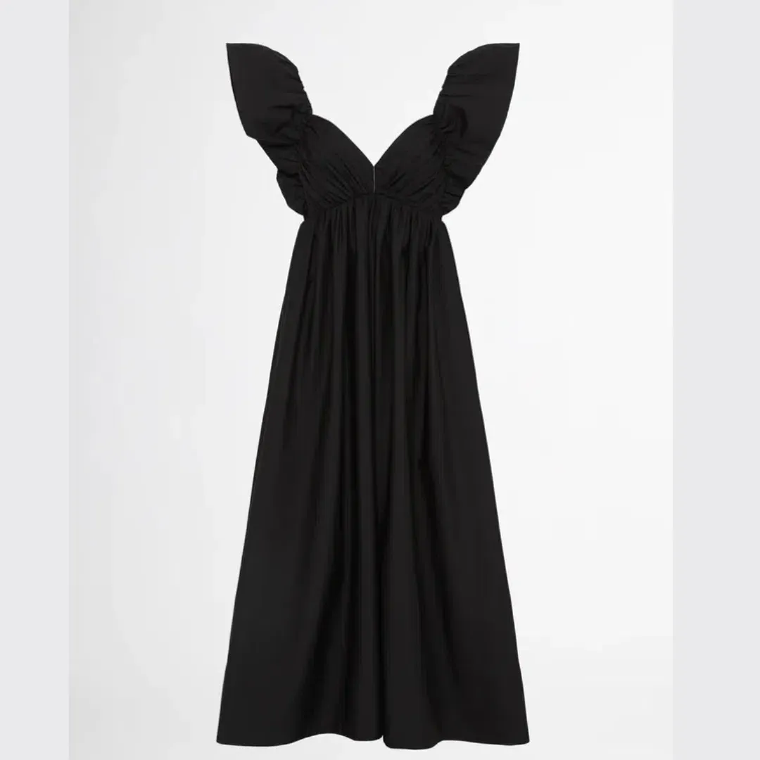 Sheike Parisian Maxi Dress Black Size 12 for rent on The Volte - main image