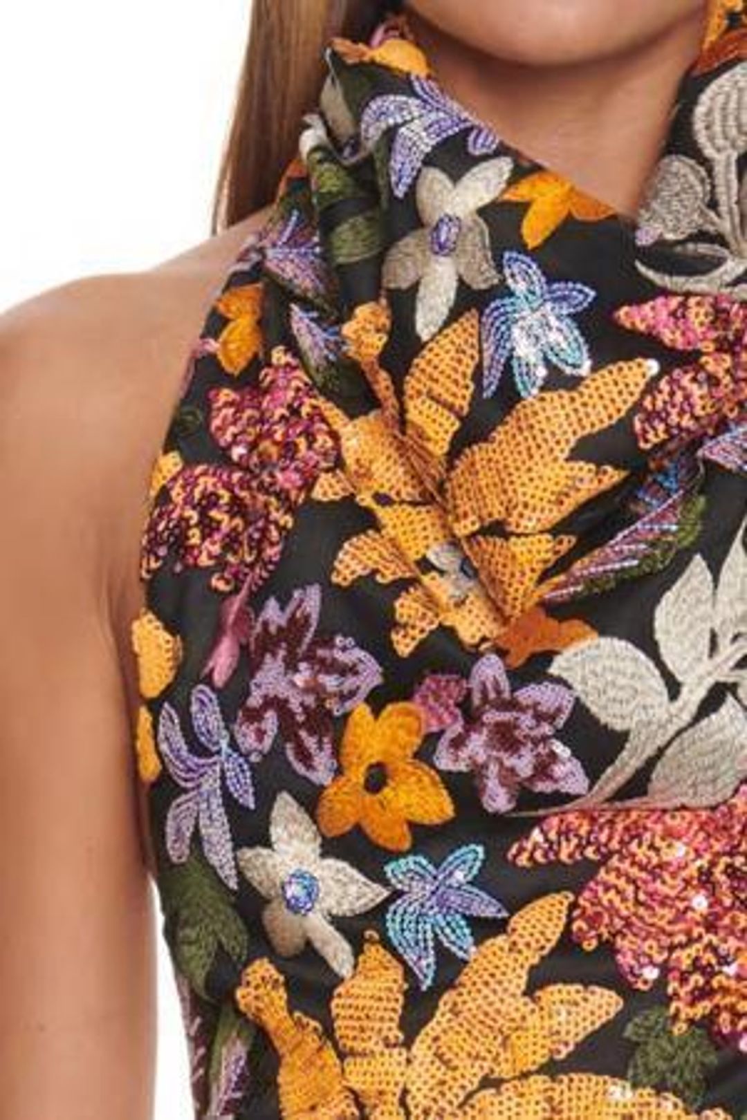 Eliya the Label Malika Dress Sequin Multi Size 8 for rent on The Volte - main image