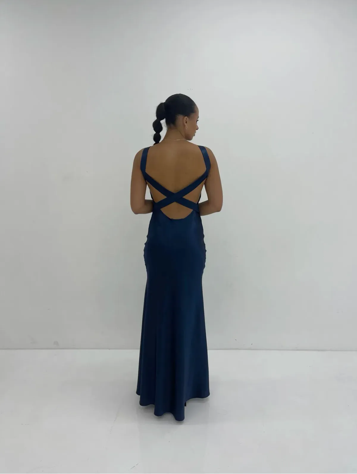 Frankie Lane the Label Delphi Gown Blue Size 8 - Image 3