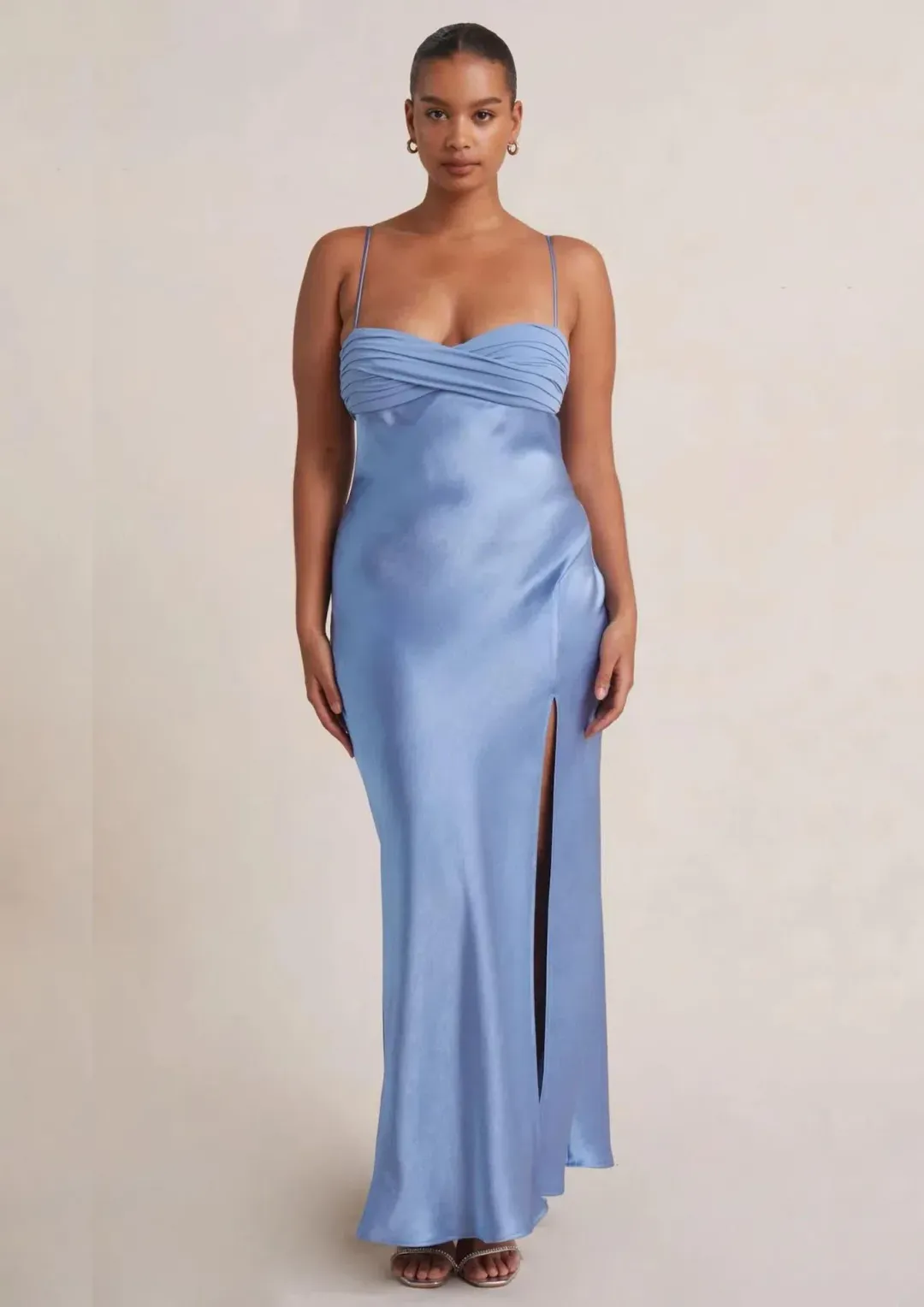 Bec & Bridge Julieta Maxi Dress in Dusk Blue Size 10 for rent on The Volte - main image