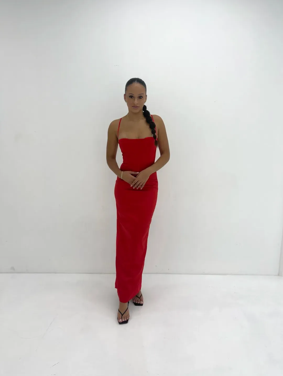 House of CB Shani Gown Red Size Small/Au 8 for rent on The Volte - main image