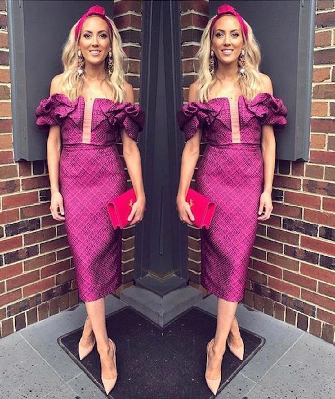 Eliya The Label Geneva Two Way Dress Purple Size 8 for rent on The Volte - main image