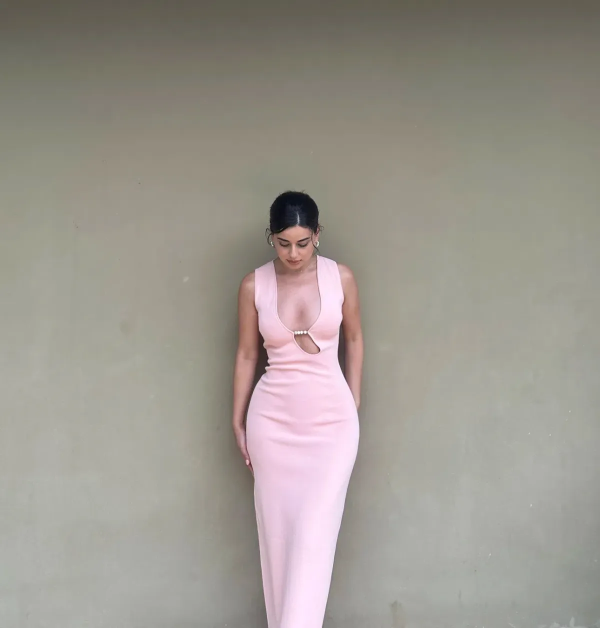 Sir the Label Kinetic Beaded Maxi Dress Pink Size 6 - Image 4