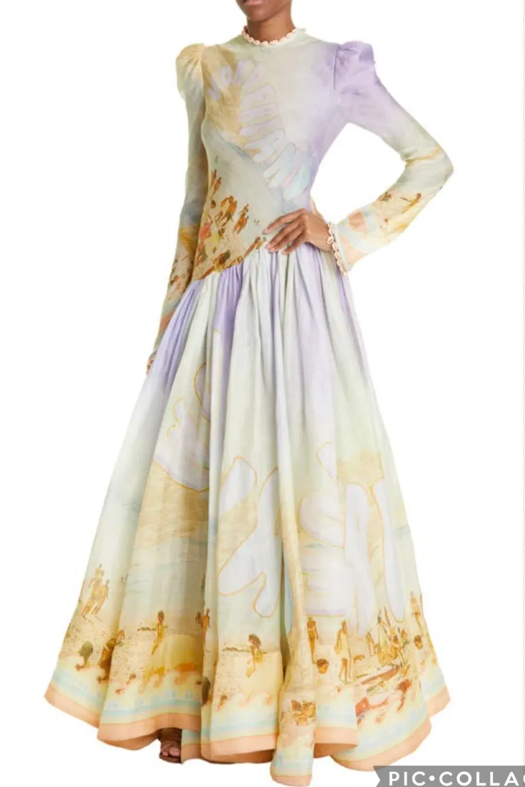 Zimmermann Tama Poster Print Maxi size 4 (16) for rent on The Volte - main image