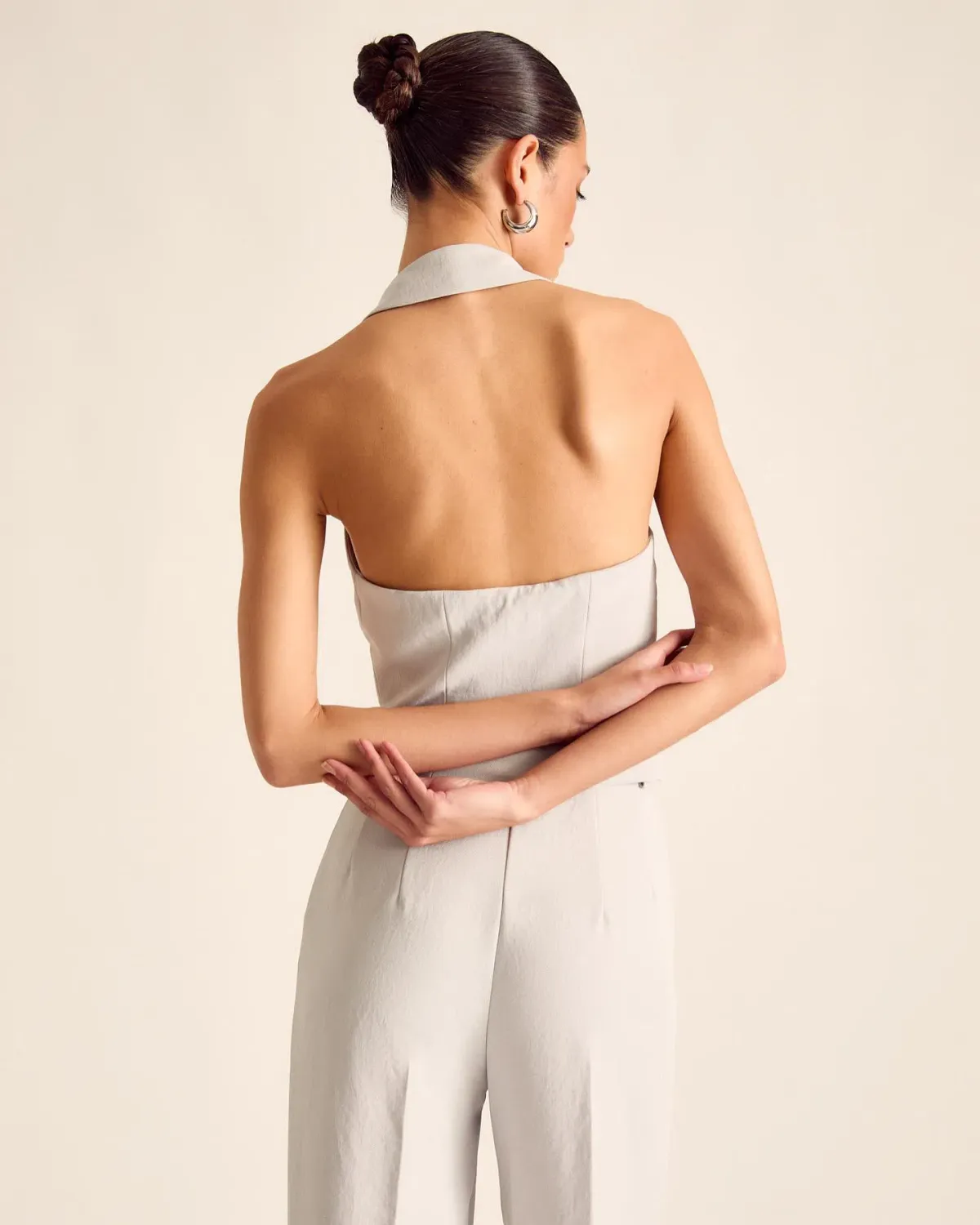 Kookai Ariel Staple Vest Grey Size AU 10 - Image 4