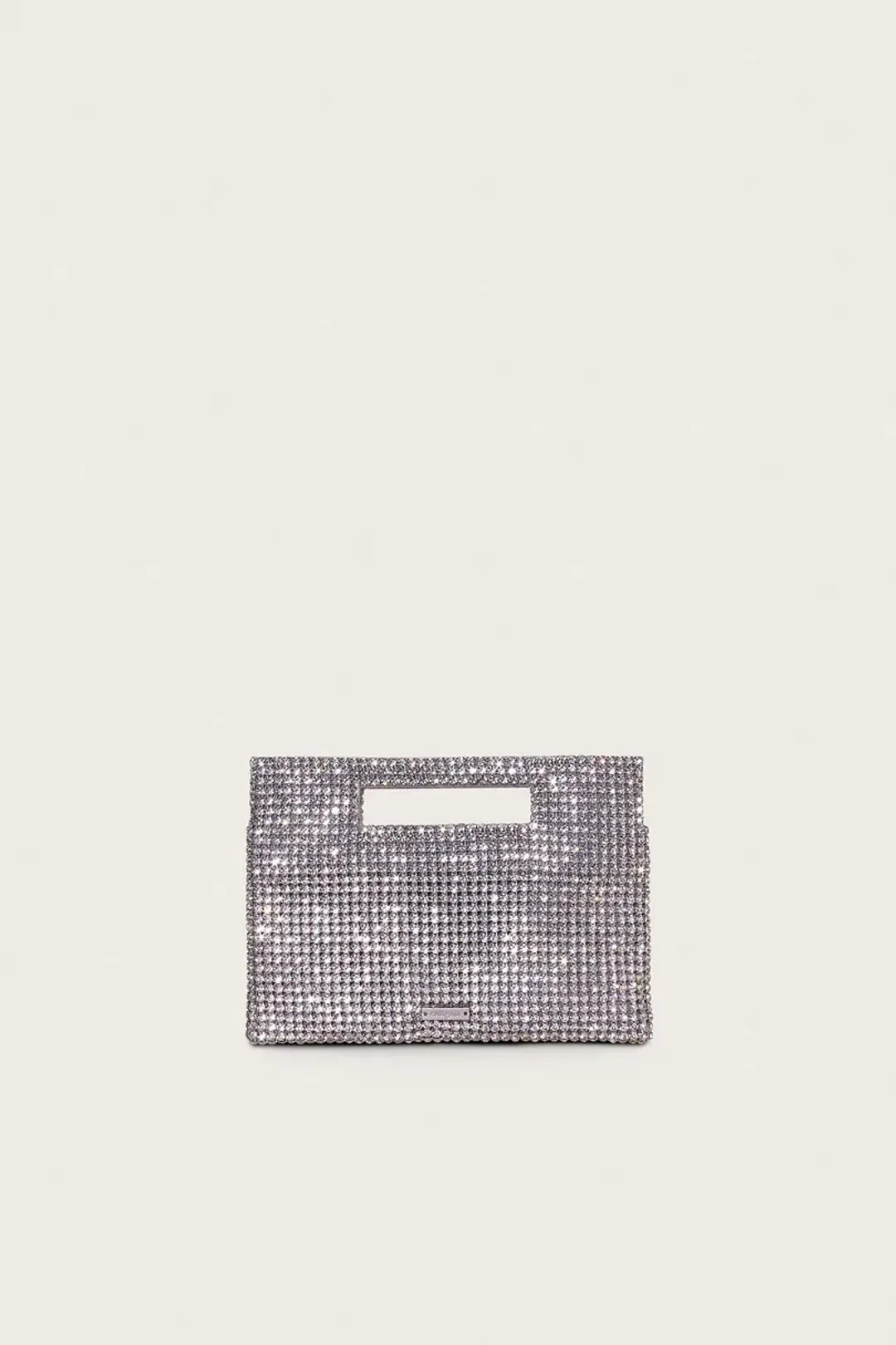 Cult Gaia Lucinda Mini Shoulder Bag Rhinestone Silver for rent on The Volte - main image