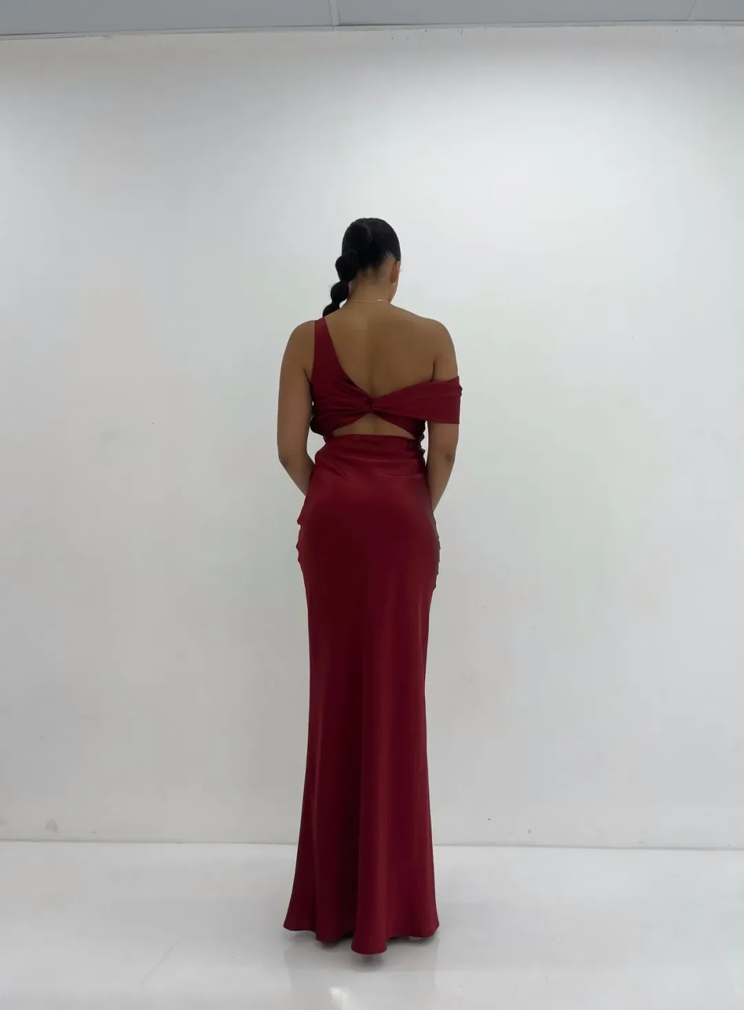 Natalie Rolt Tamika Gown Maxi Red AU 8 for rent on The Volte - main image