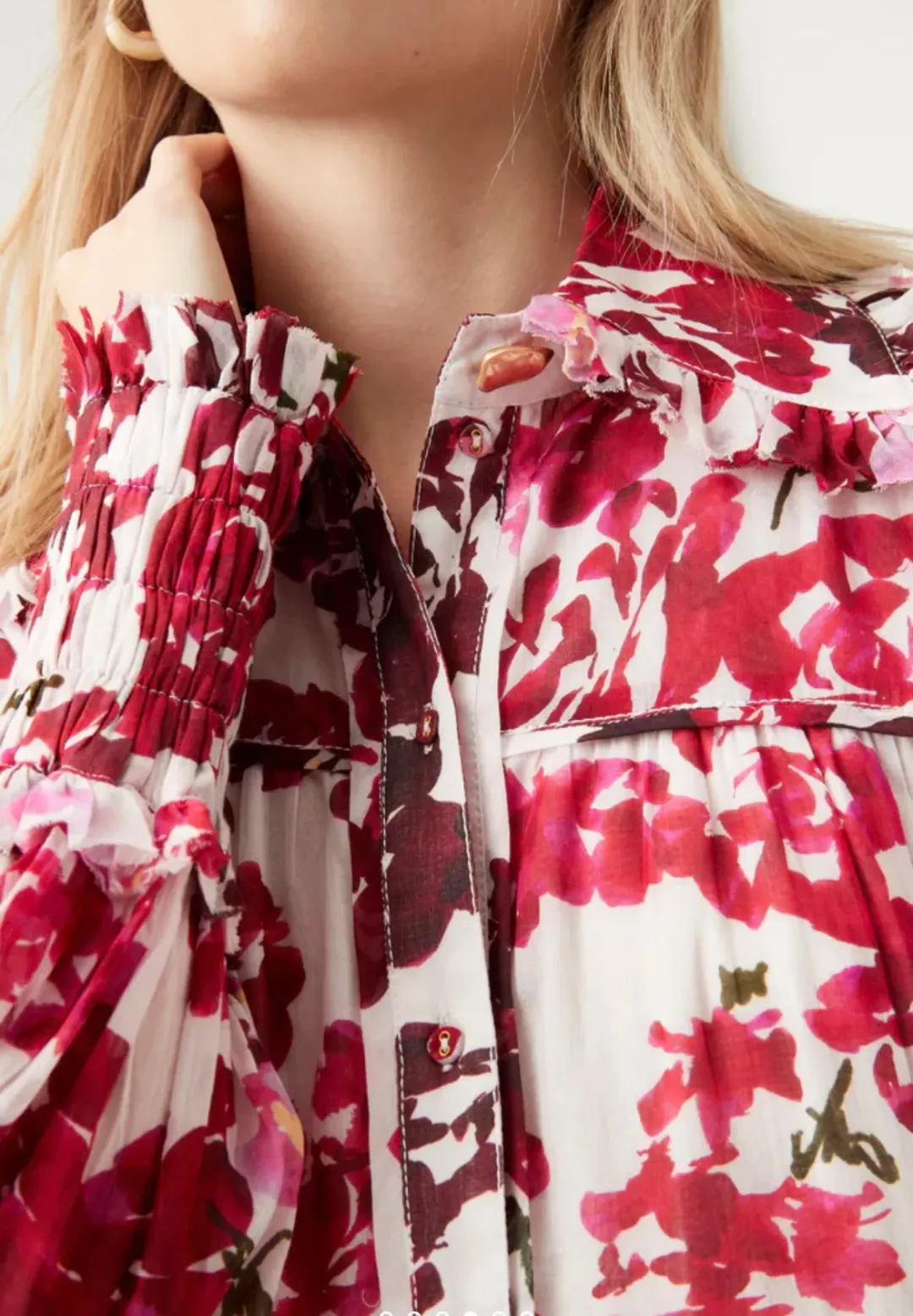 Aje Wilderness Smock Dress Size 10 for rent on The Volte - main image