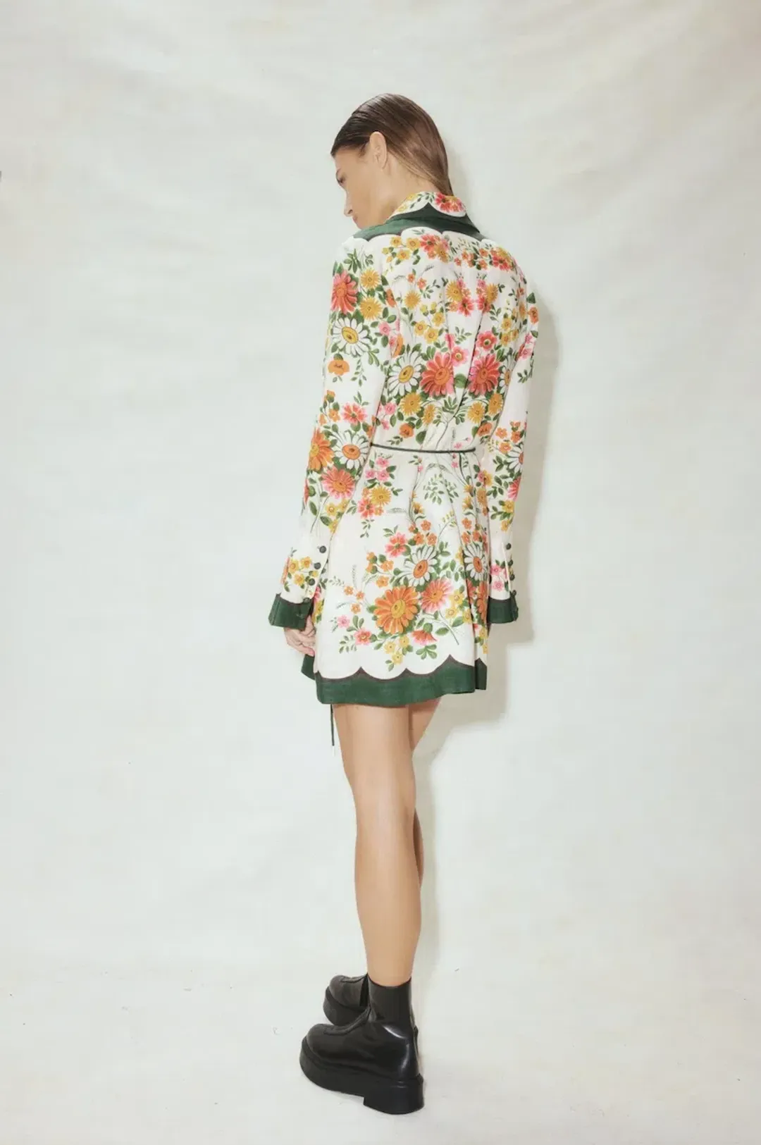 Alemais Elisabetta Mini Dress Floral Size 8 for rent on The Volte - main image