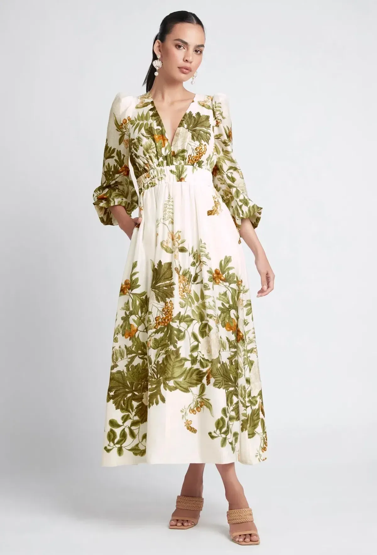 Sheike Garden Of Eden Maxi Dress Print Size AU 8 - Image 1