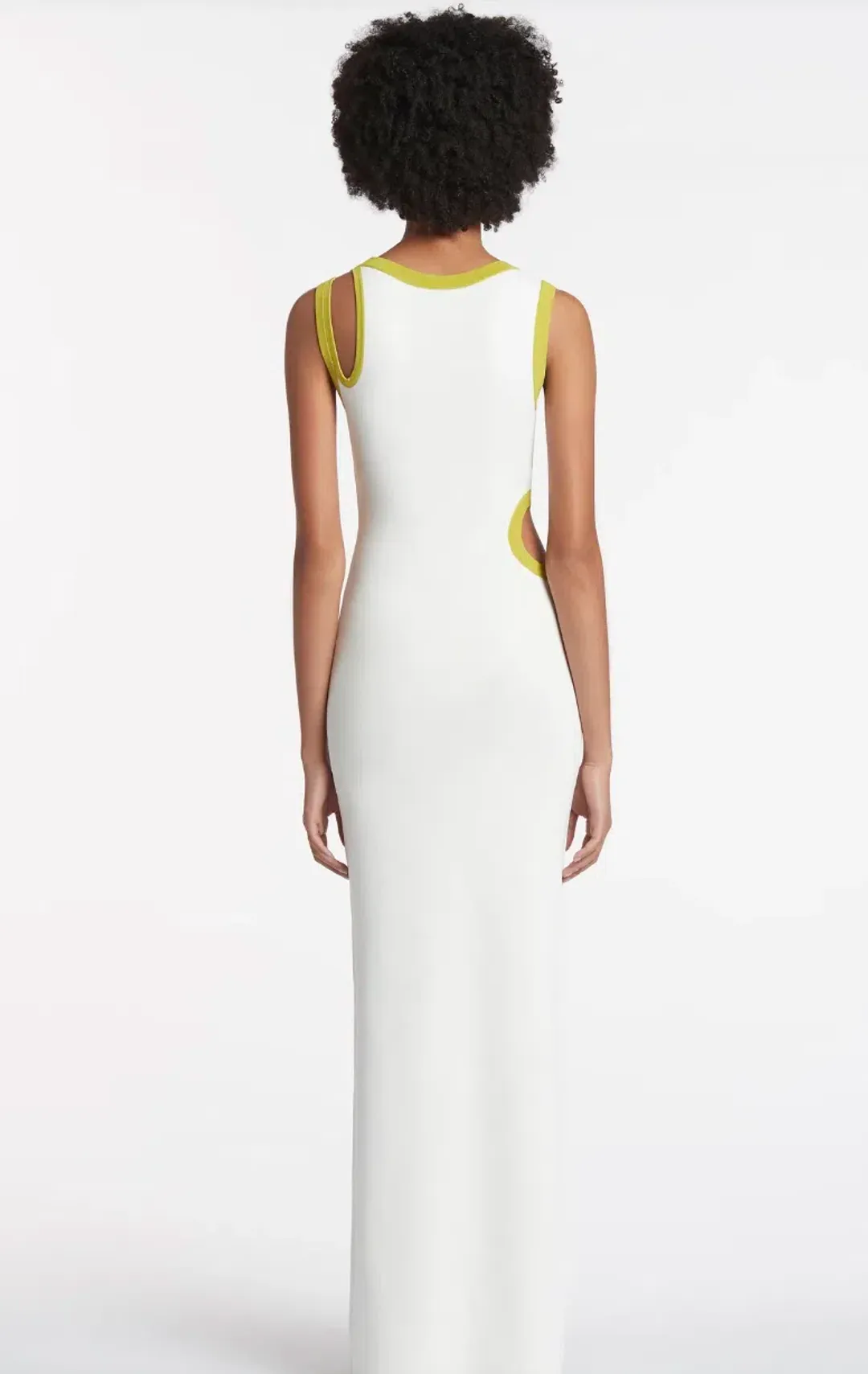 Sir The Label Evalina Cut-out Dress White Size AU 8 for rent on The Volte - main image
