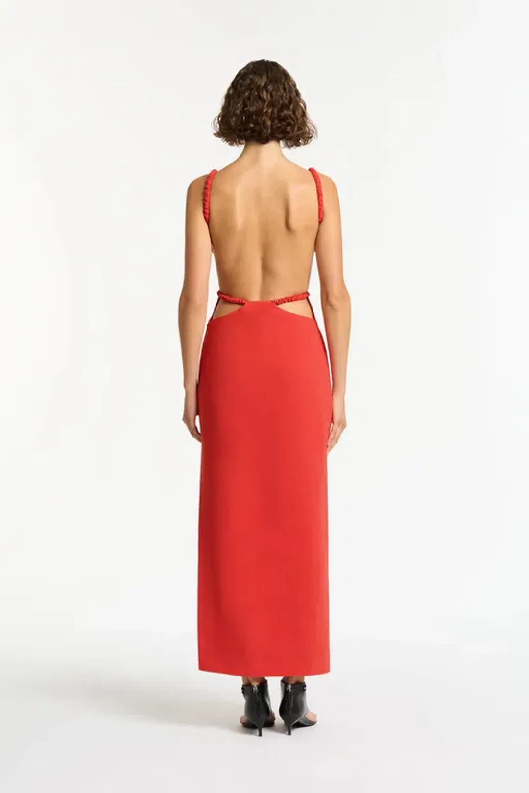 Sir the Label Spoerri Cutout Maxi Dress in Red Size AU 10 for rent on The Volte - main image