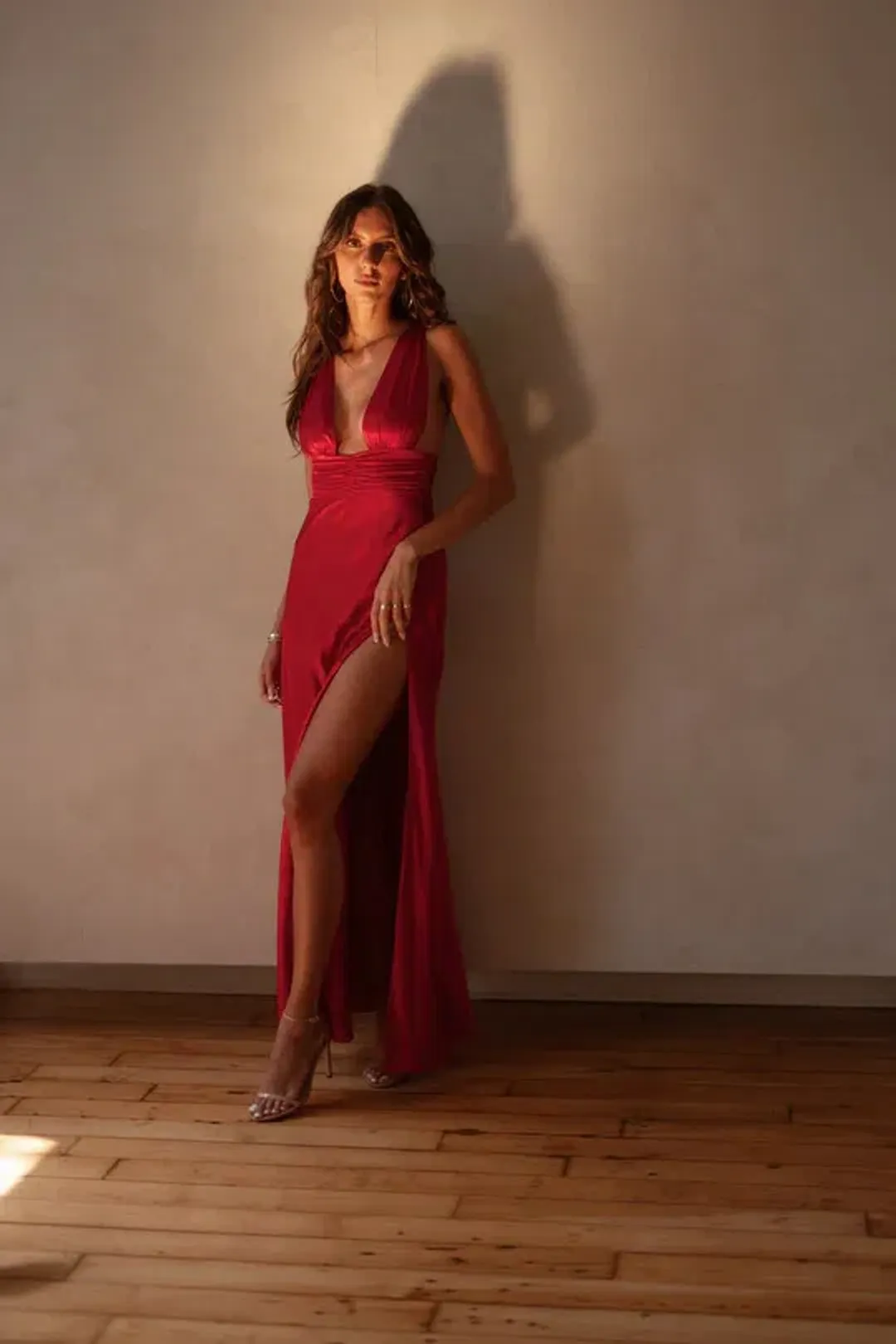 Two Bodies Kasey Dress in Cherry Red Size XS / AU 6 for rent on The Volte - main image