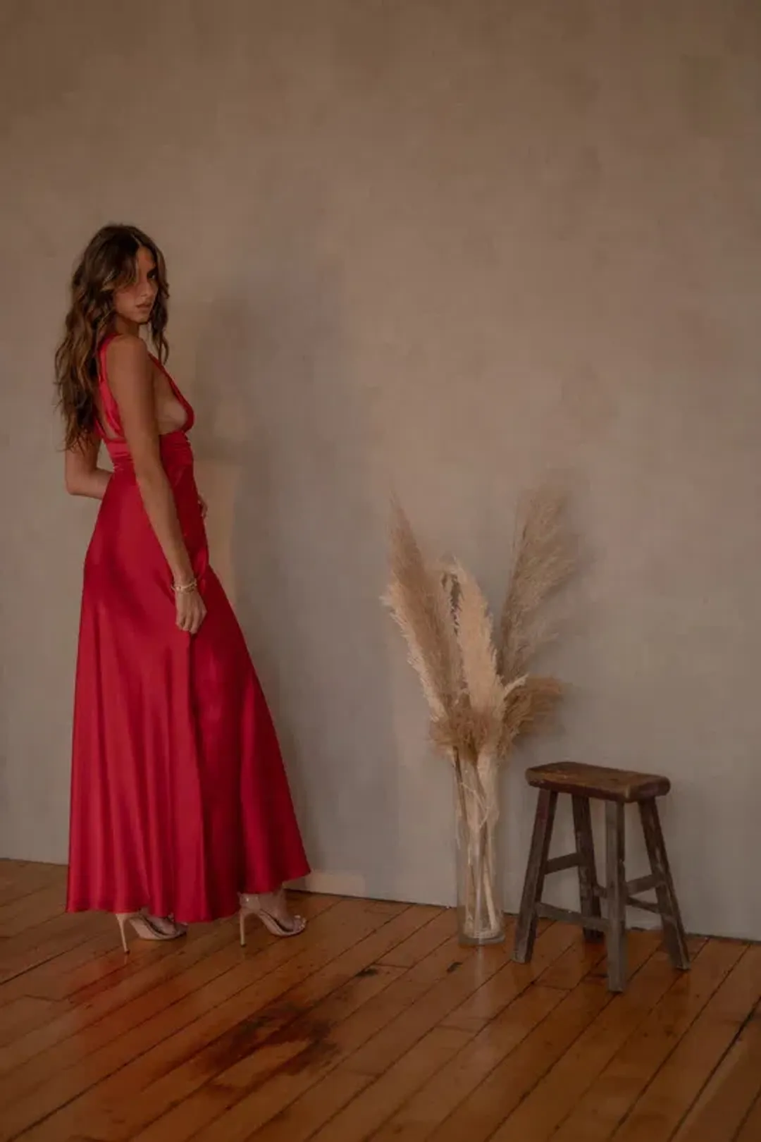 Two Bodies Kasey Dress in Cherry Red Size XS / AU 6 for rent on The Volte - main image