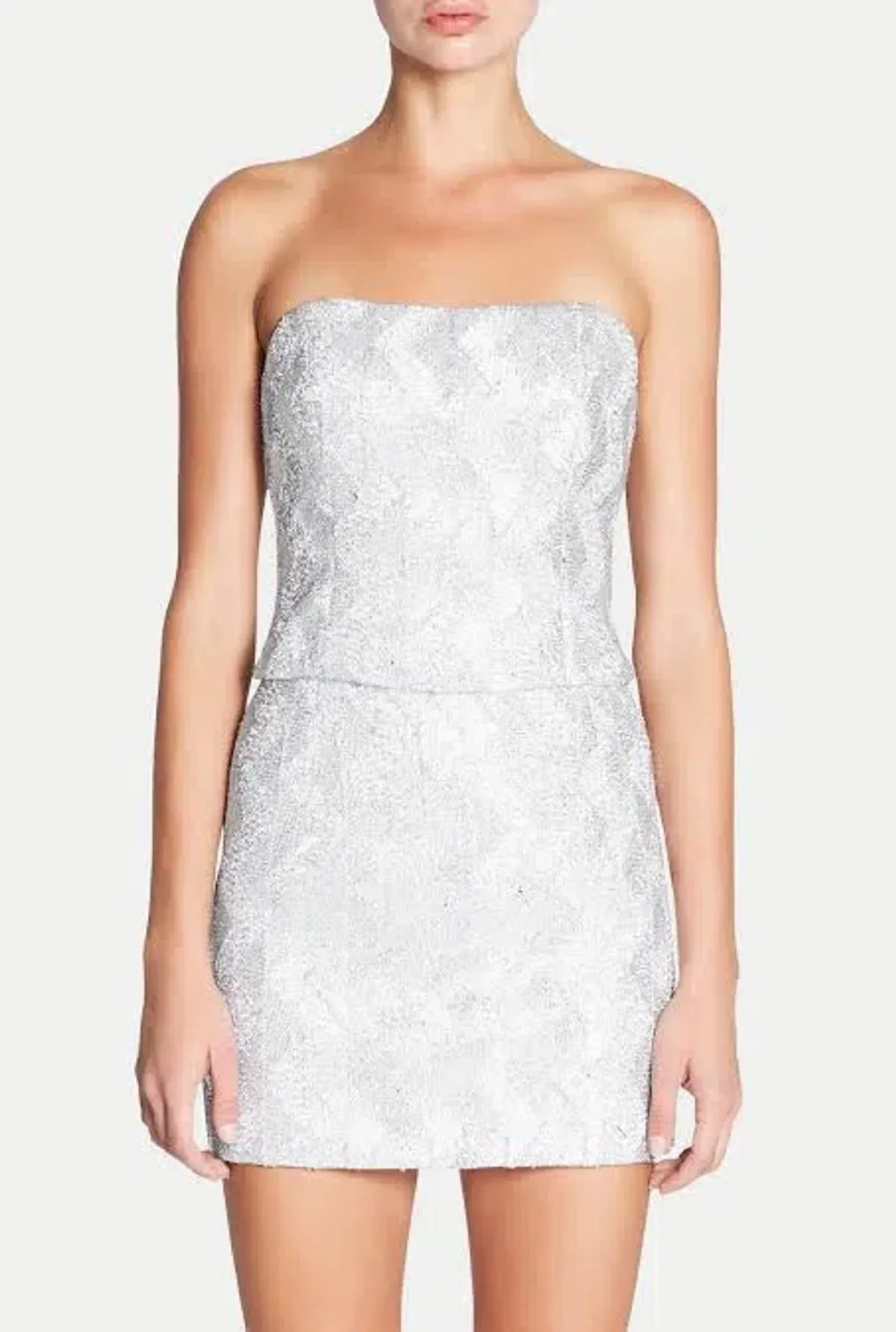 Manning Cartell No Filter Bustier and Skirt In Metallic Size 8 - Image 1