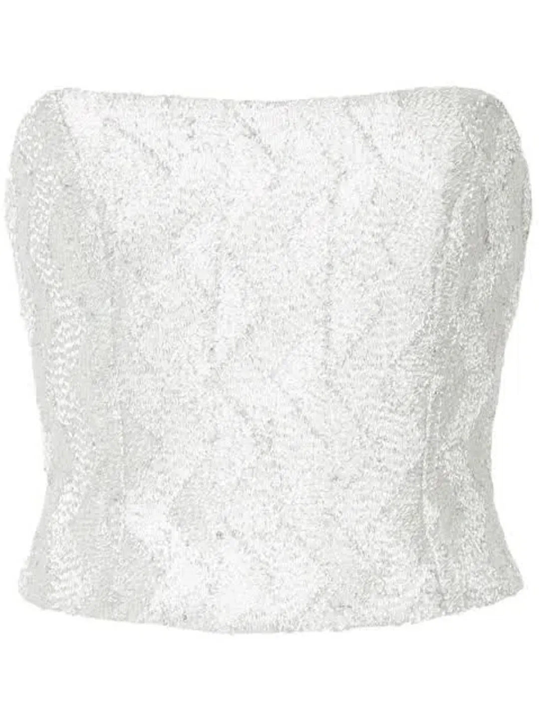 Manning Cartell No Filter Bustier and Skirt In Metallic Size 8 for rent on The Volte - main image