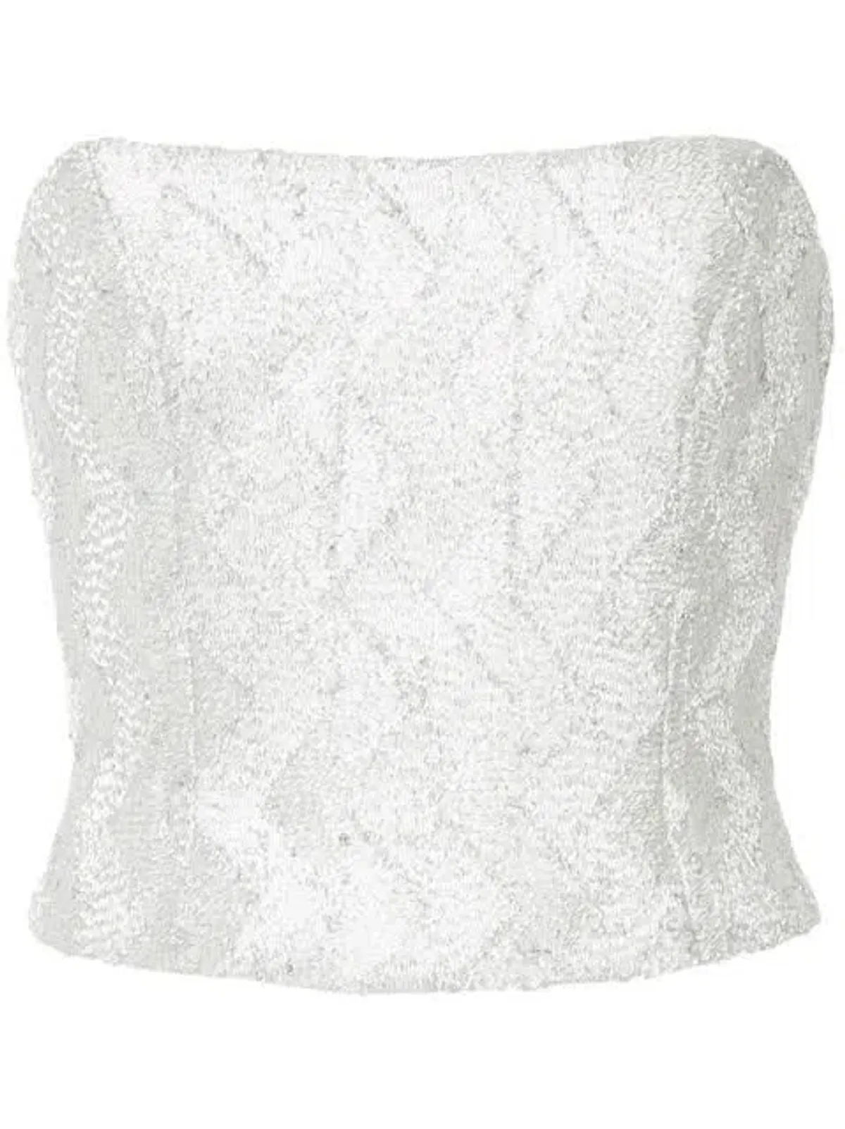 Manning Cartell No Filter Bustier and Skirt In Metallic Size 8 - Image 3