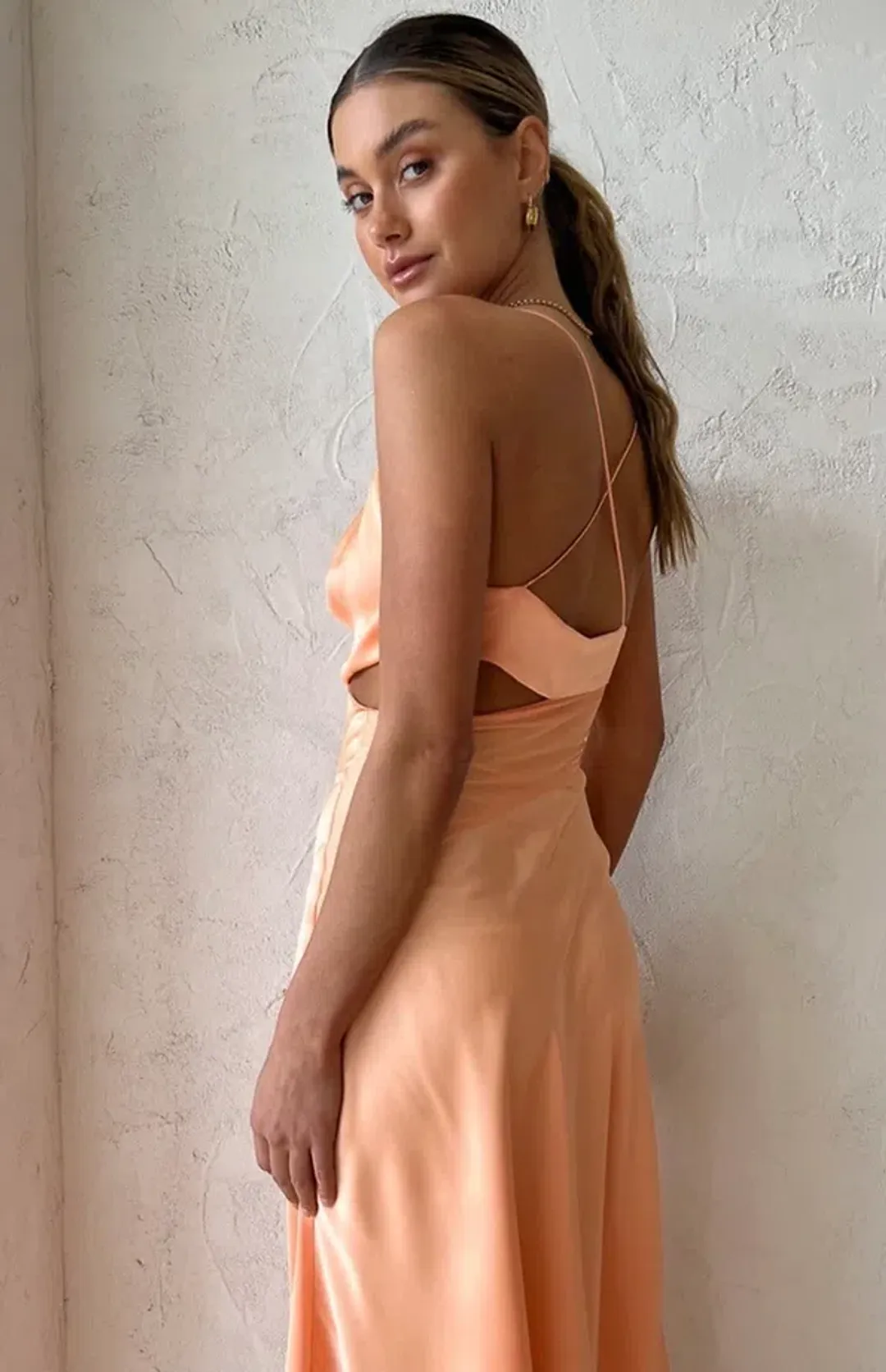 One Fell Swoop Josephine Dress Peach Size 8 for rent on The Volte - main image